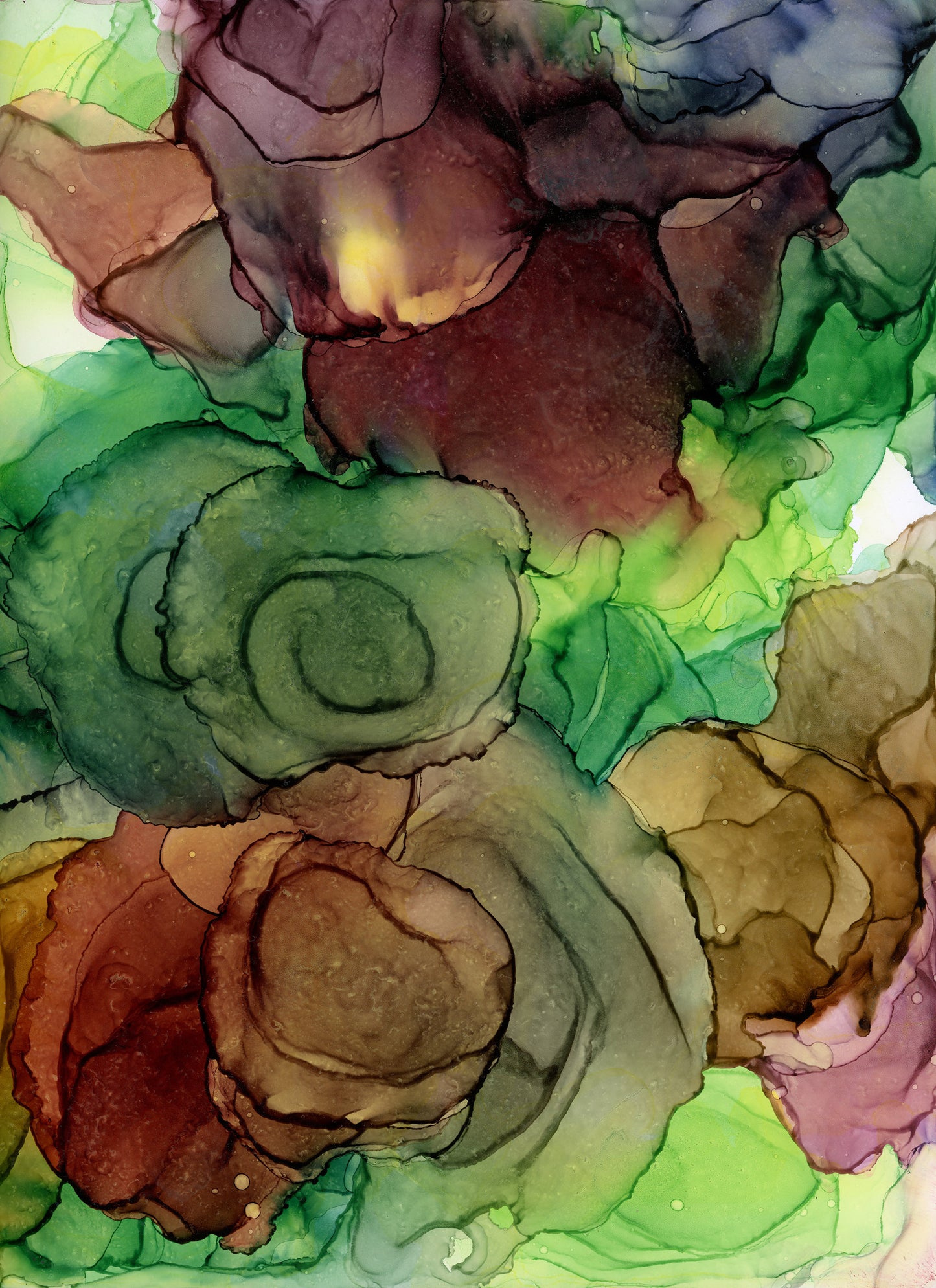 Scanned painting showing details and colors.