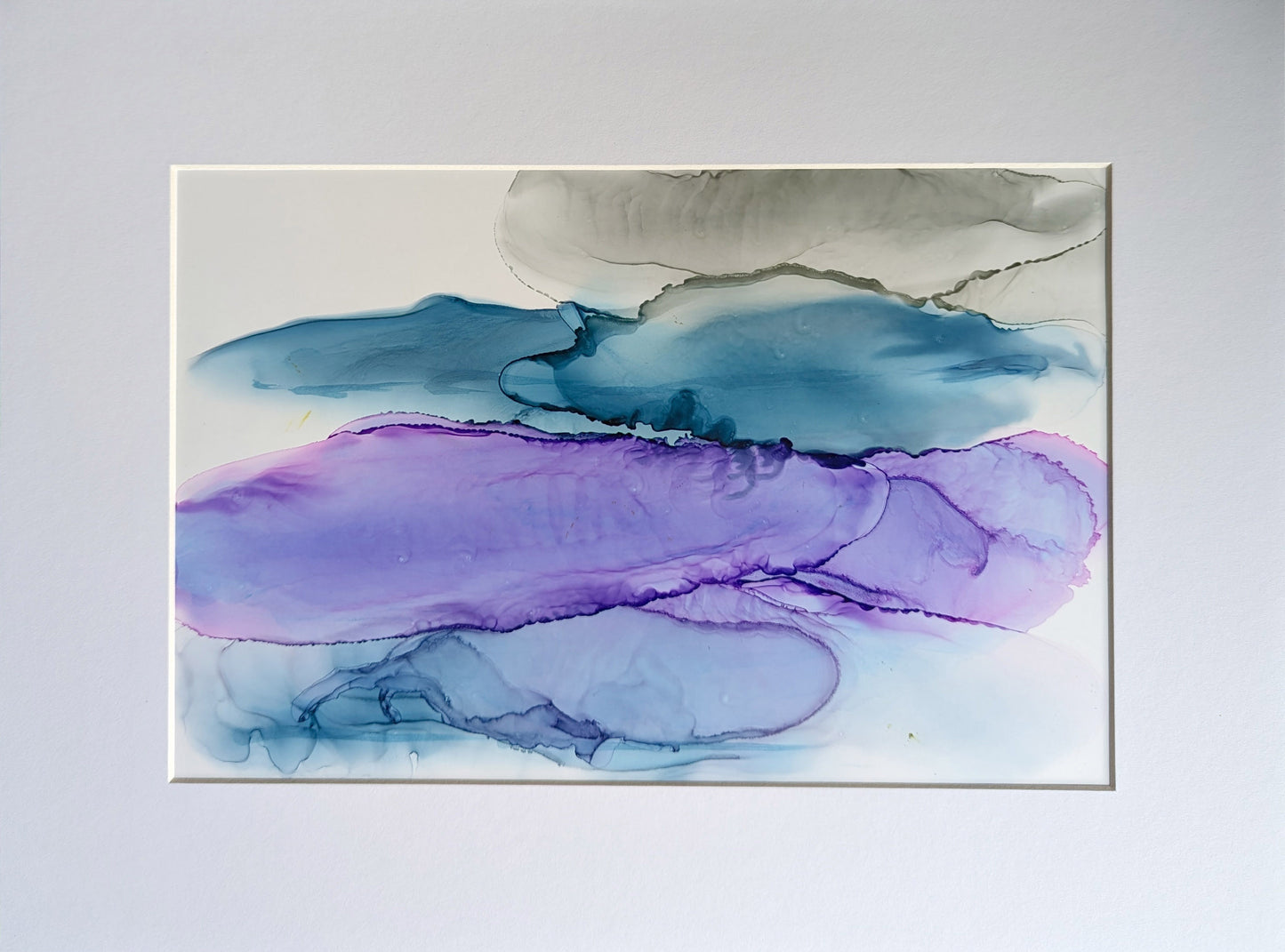 Layered Transitions shown with a white mat.
