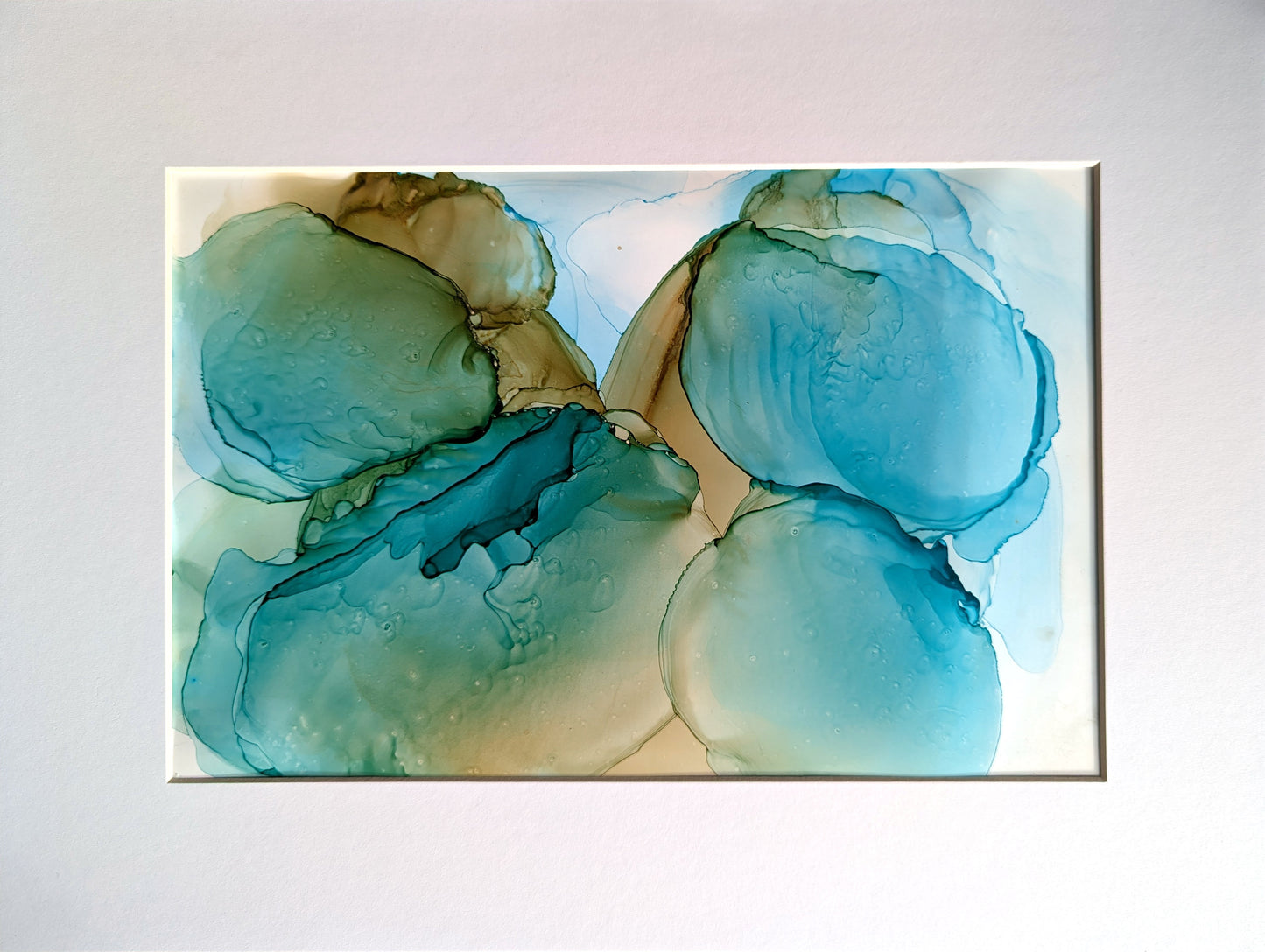 River Stones shown with a white mat.