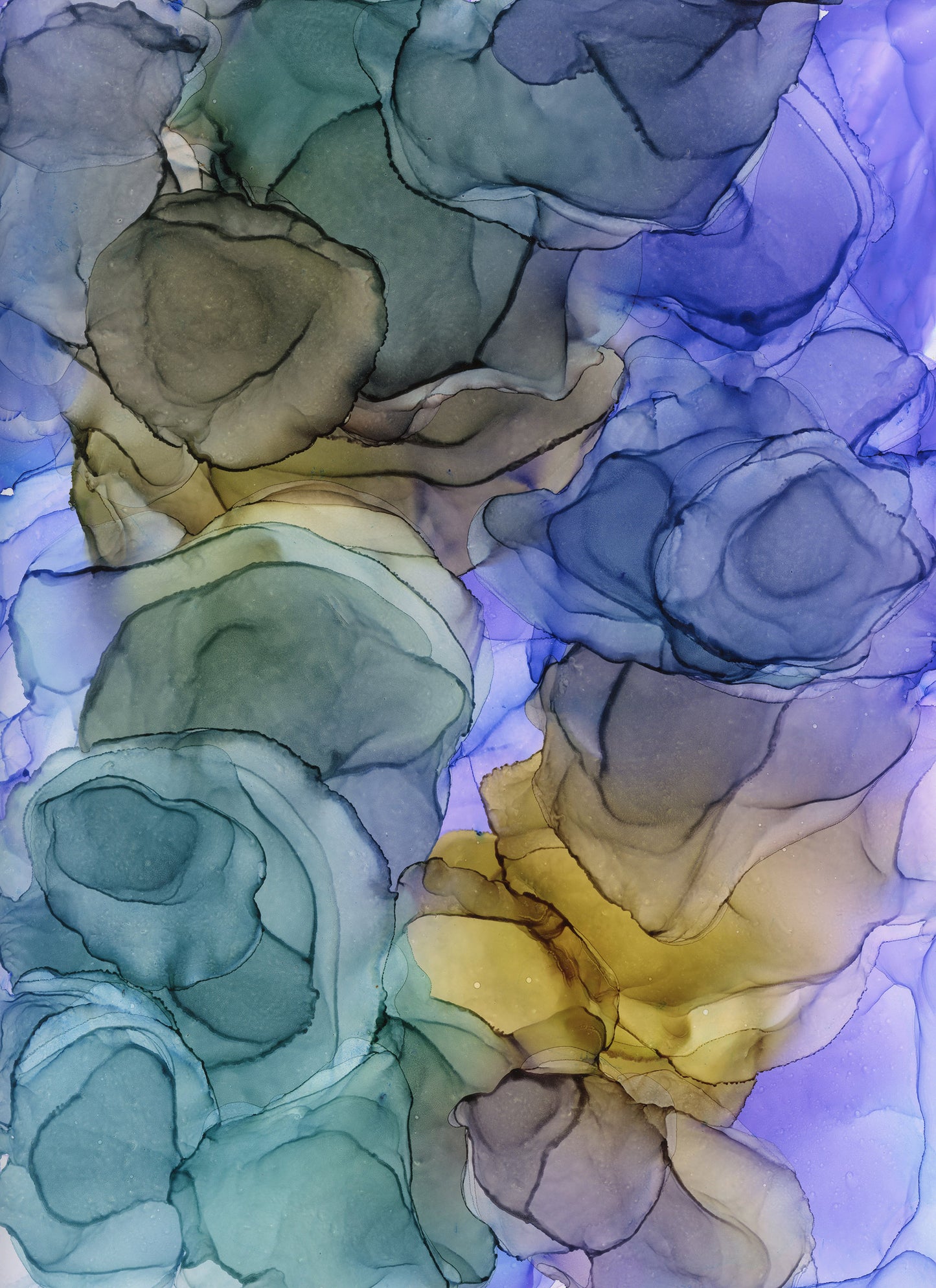 Scanned painting showing details and colors.