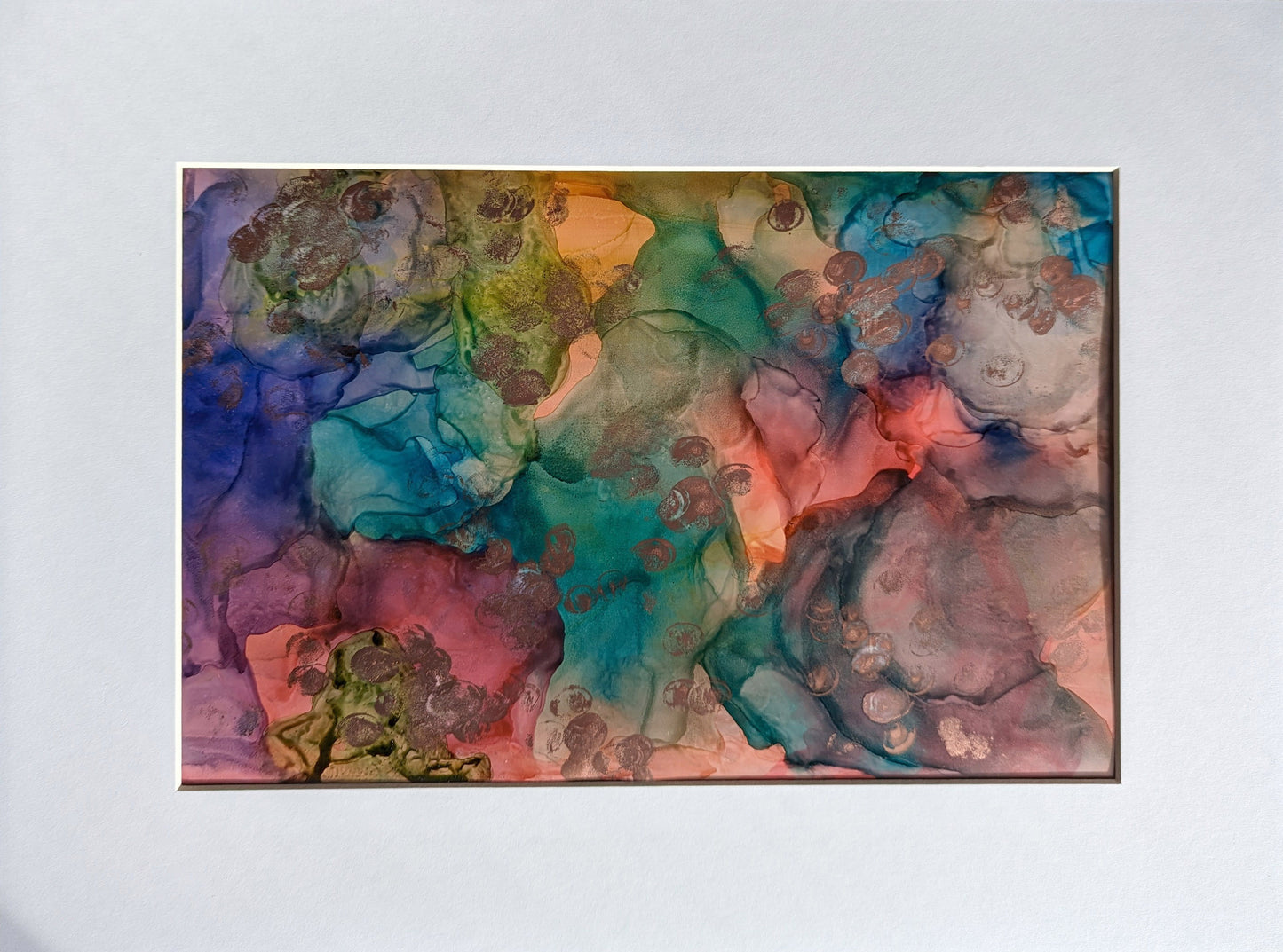 Coming to the Surface shown with a white mat.