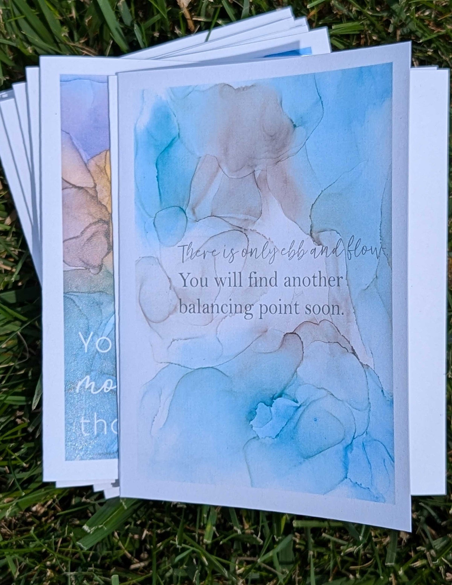 balancing point greeting card | speedy recovery wishes | wishing you well