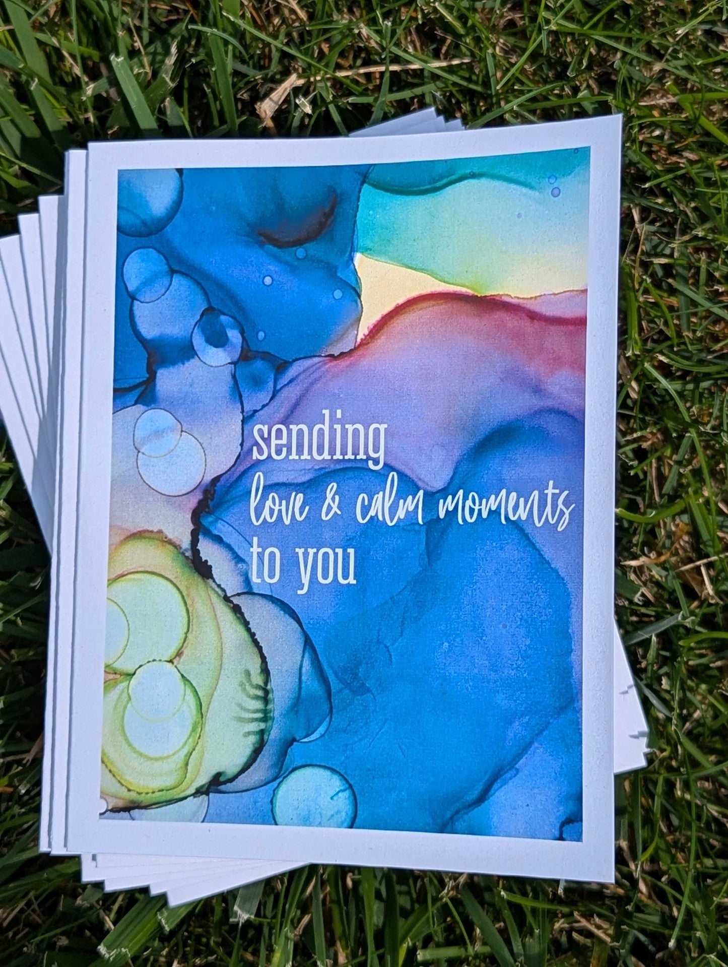 radiant stillness greeting card | I appreciate you | speedy recovery wishes | wishing you well