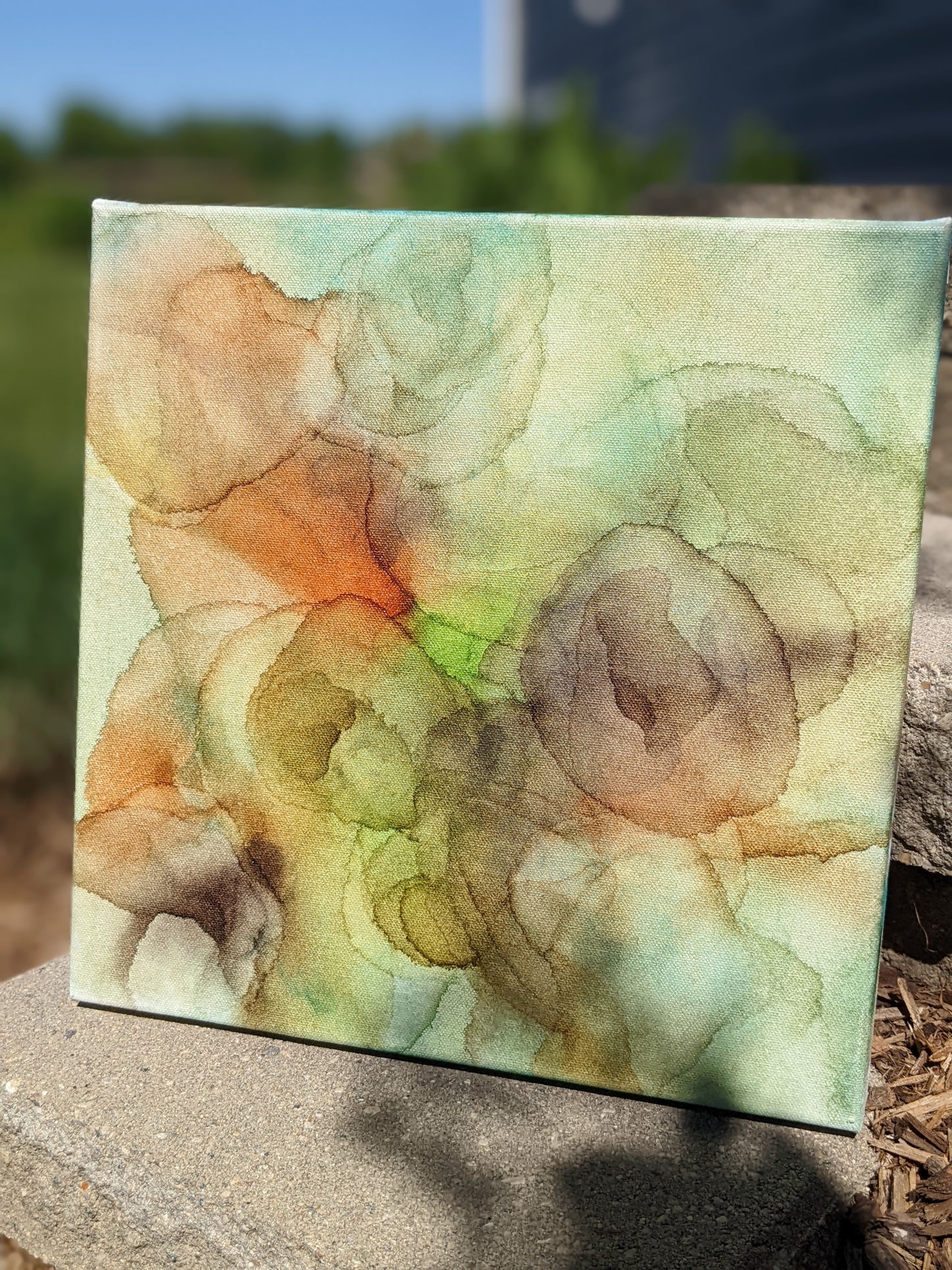 backwoods | woodland escape | abstract art original