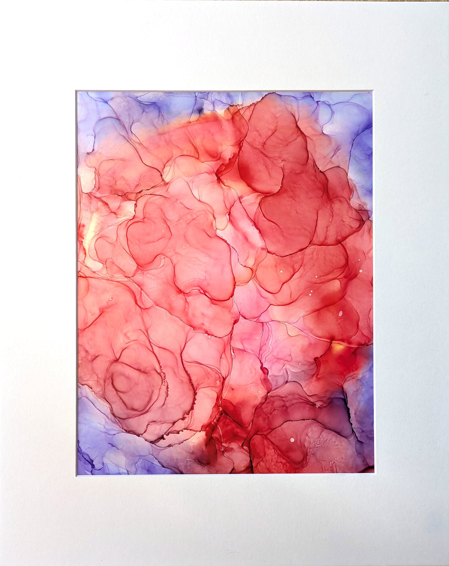 heart of fire | abstract art original