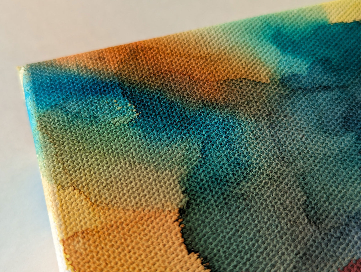 Zoomed in detail of painting.