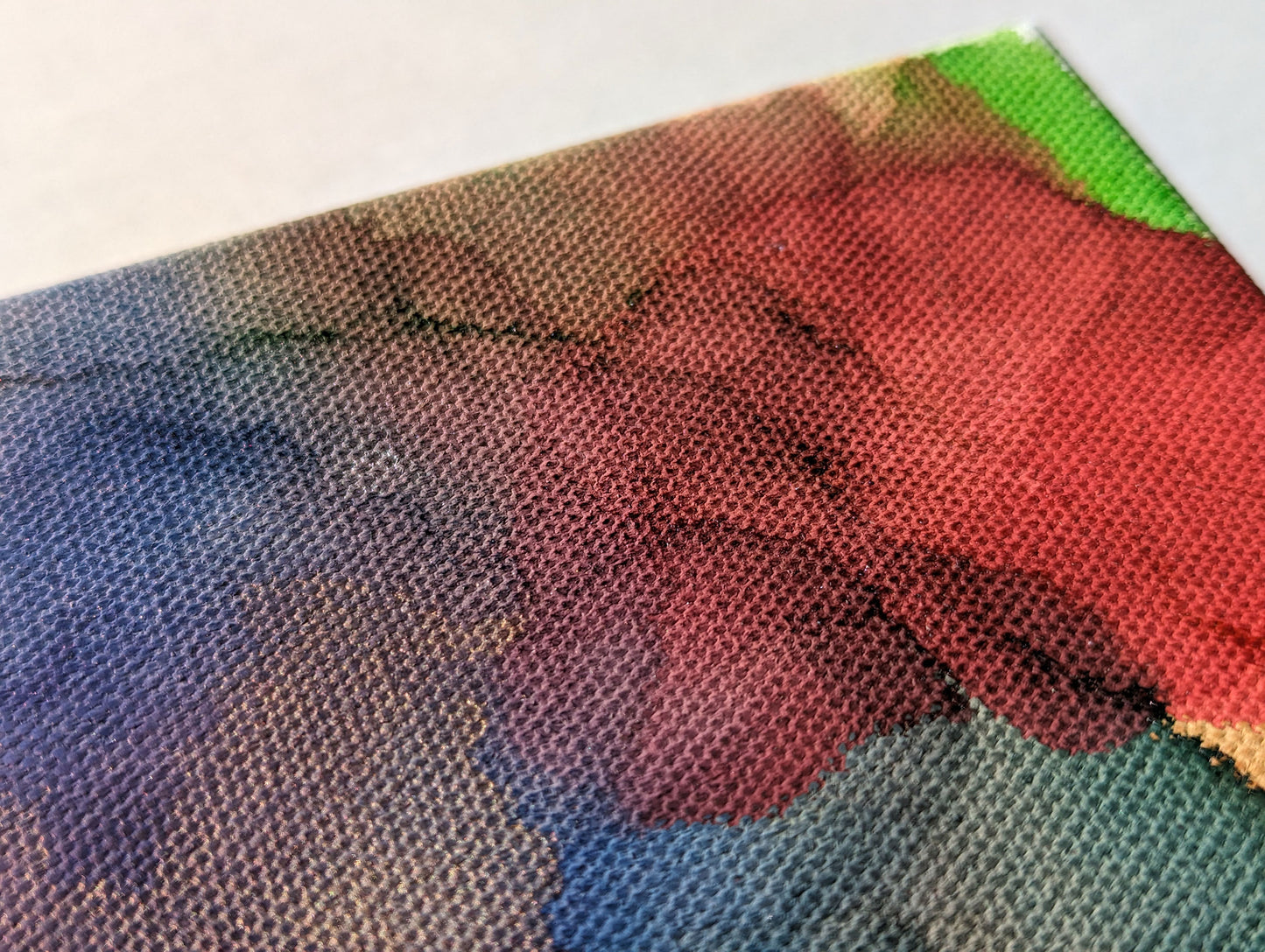 Zoomed in detail of painting.