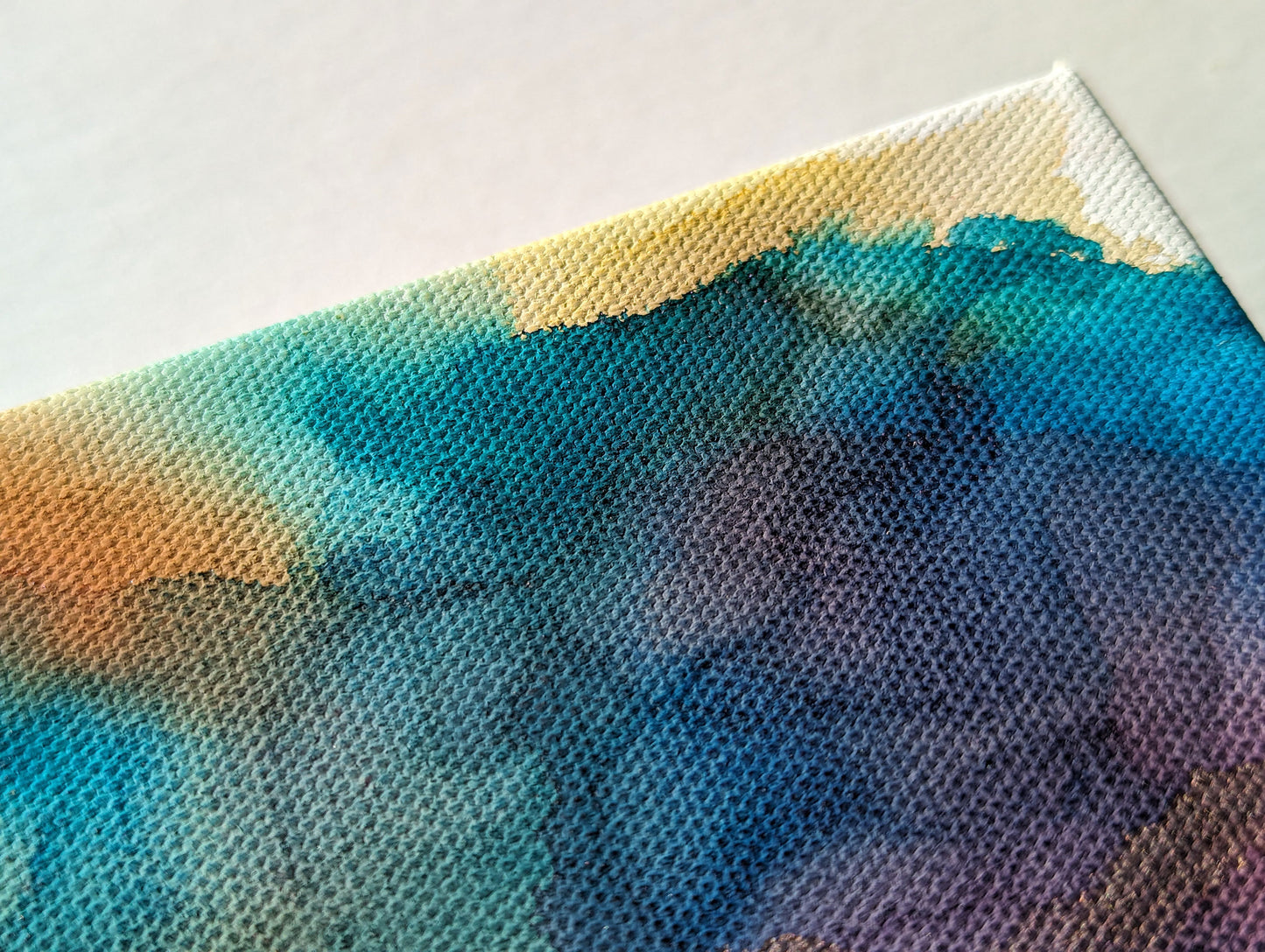 Zoomed in detail of painting.