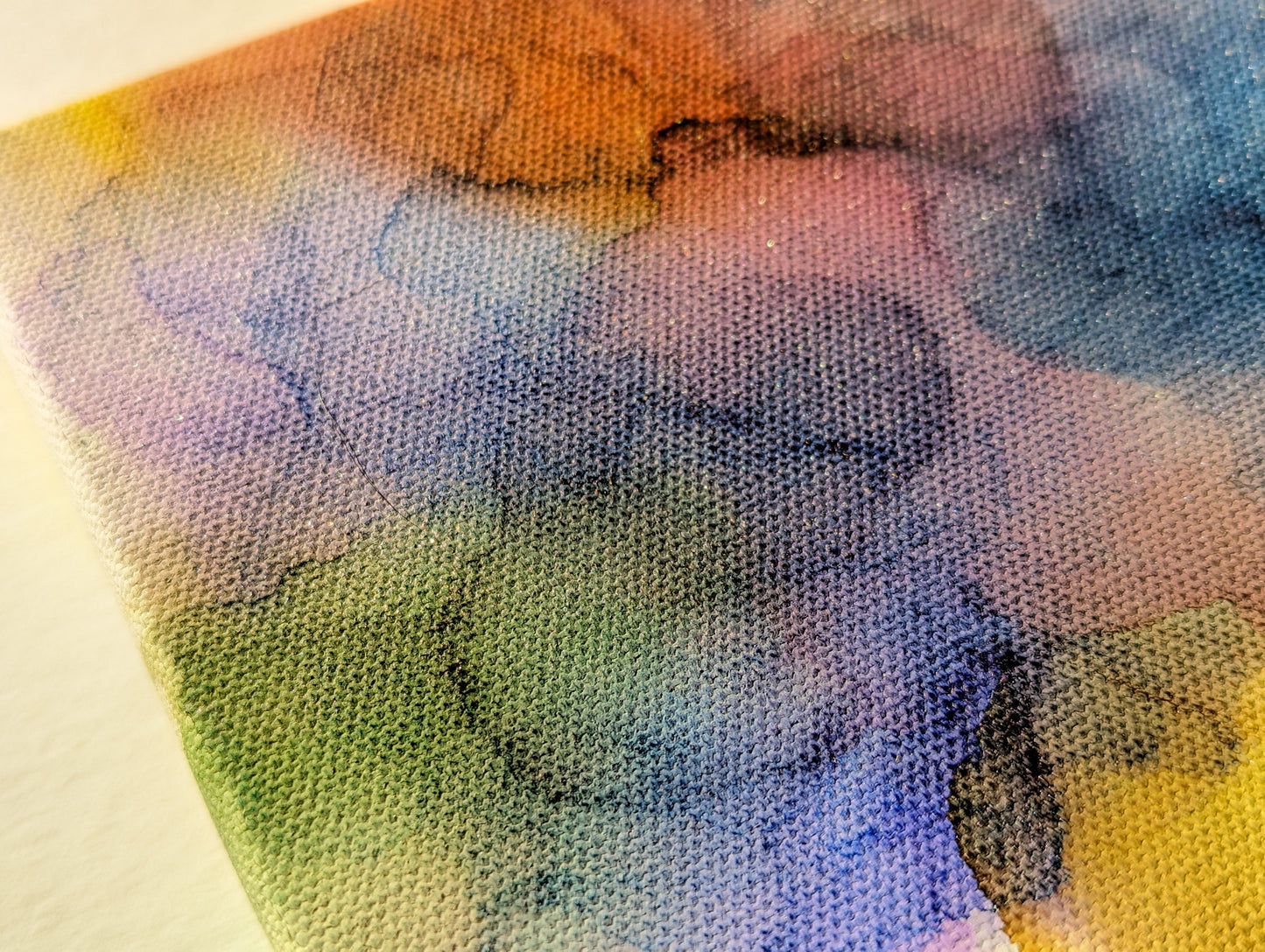 Zoomed in detail of painting.