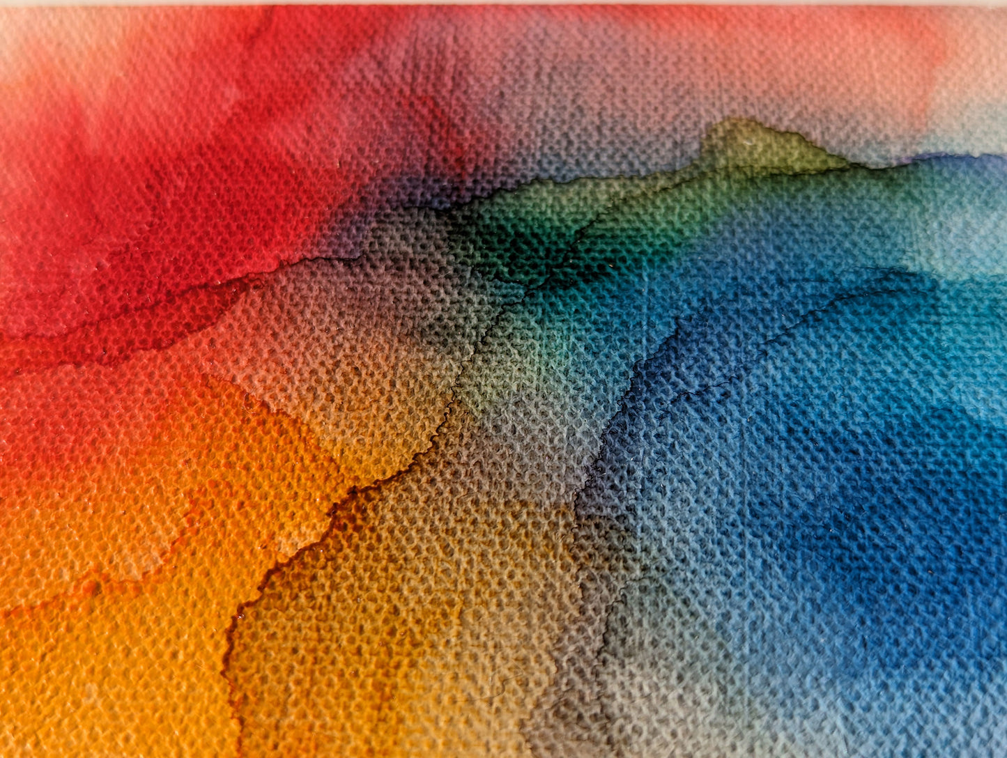 Zoomed in detail of painting.