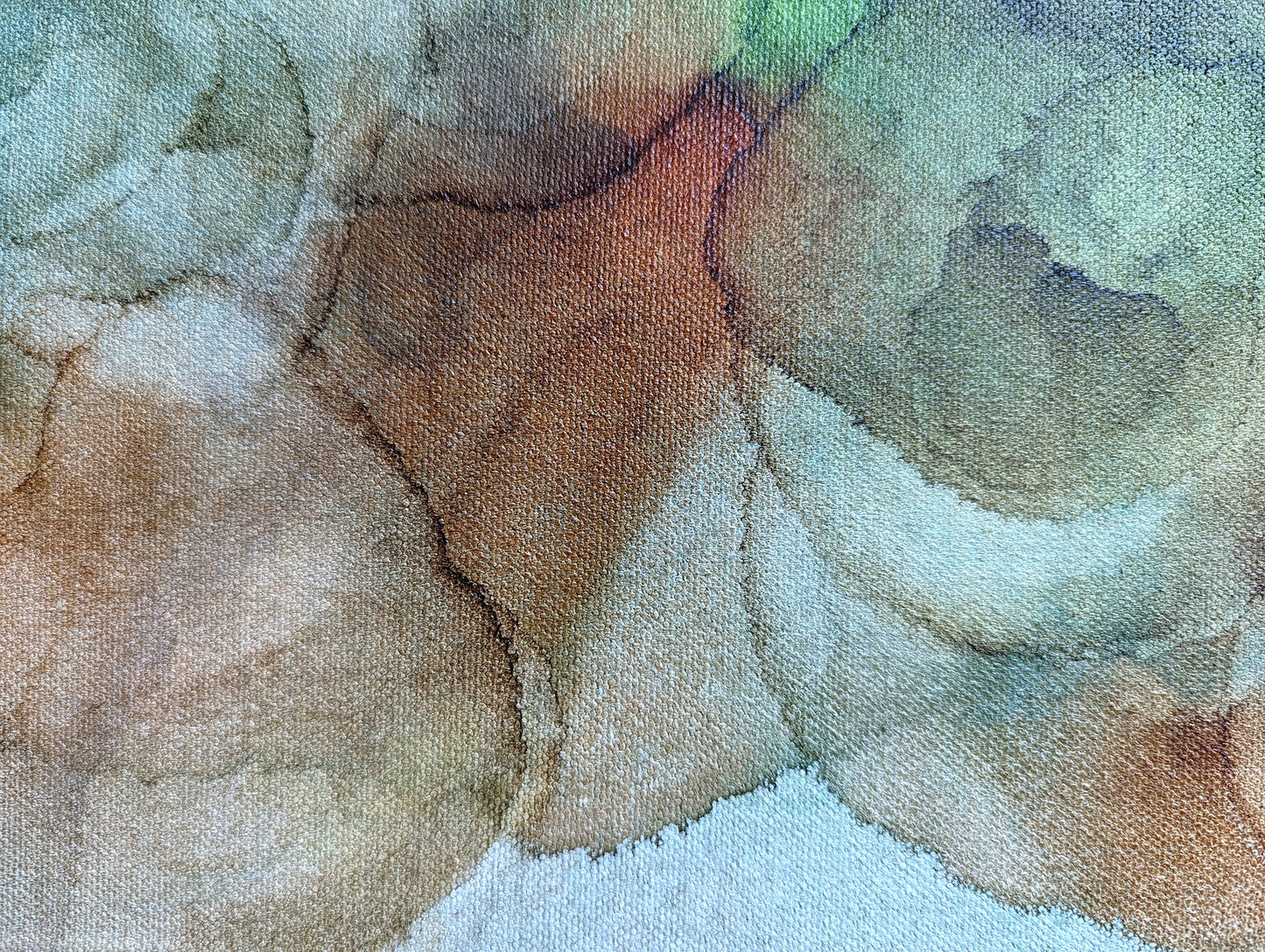 Zoomed in detail of painting.