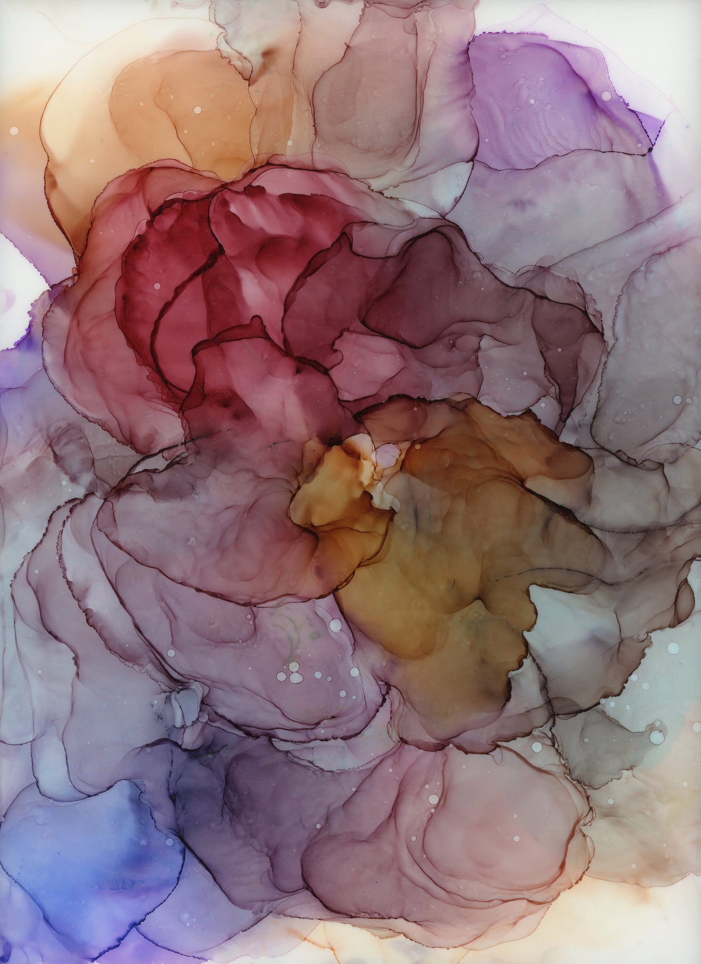 Scanned painting showing details and colors.