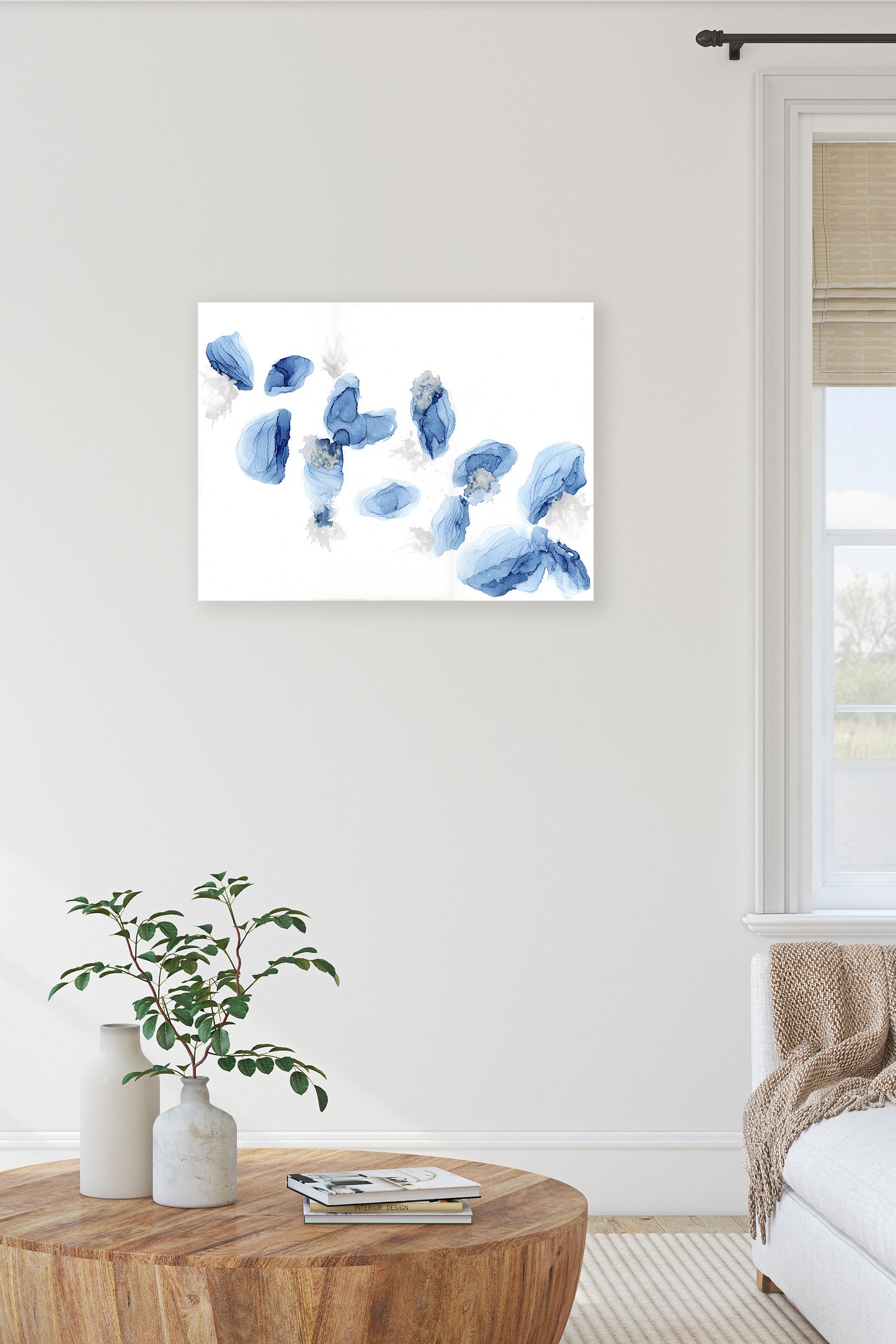 breath of blue | abstract original art