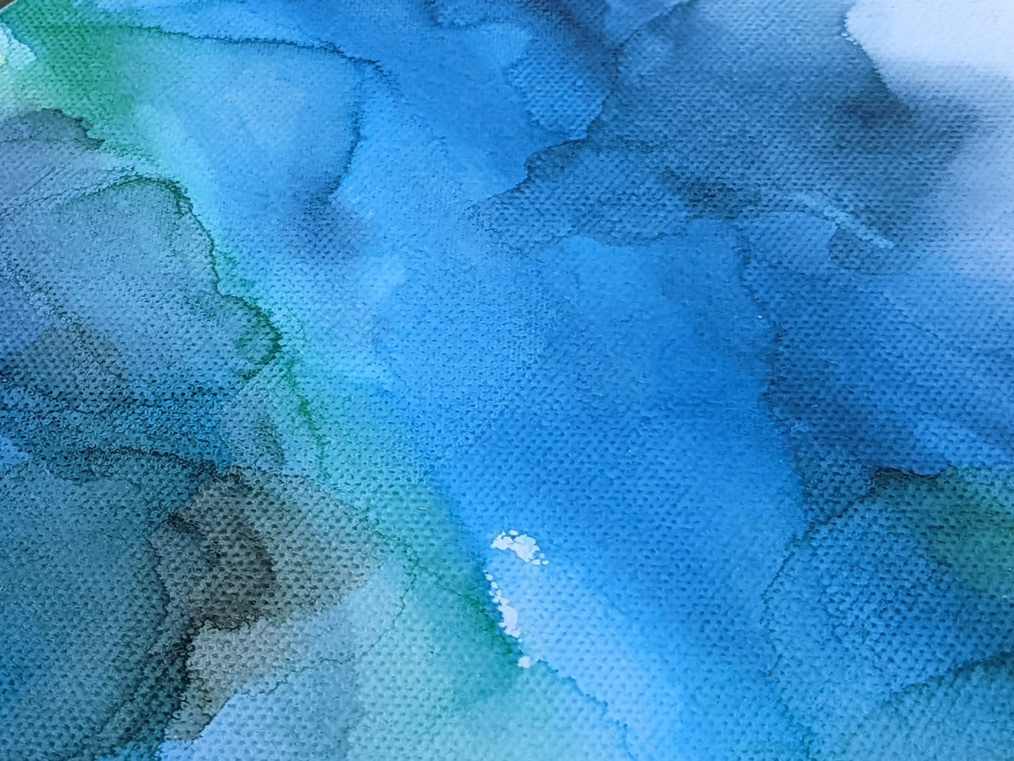 Zoomed in detail of painting.