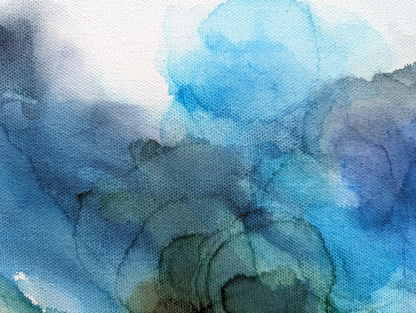 Zoomed in detail of painting.