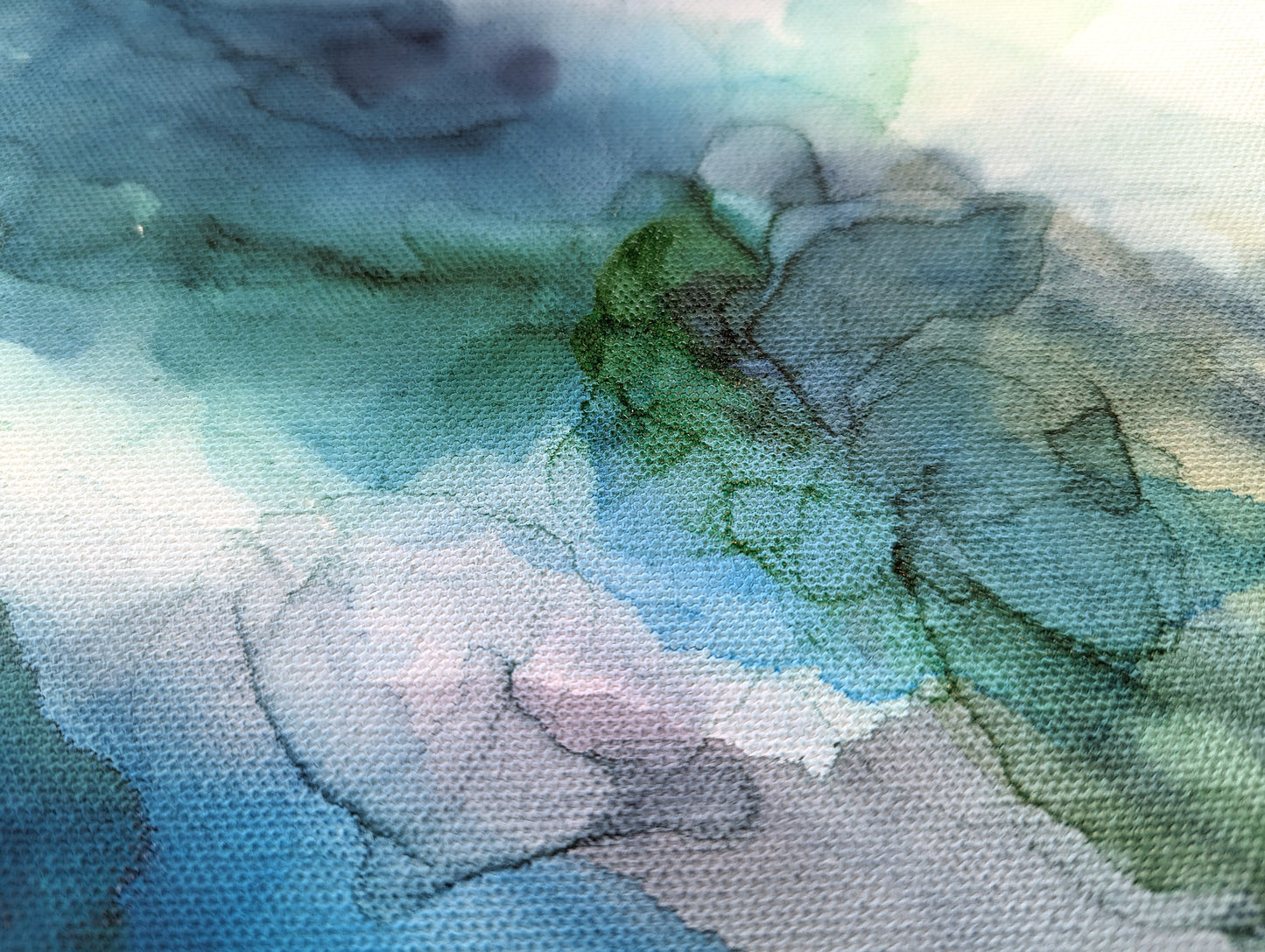 Zoomed in detail of painting.