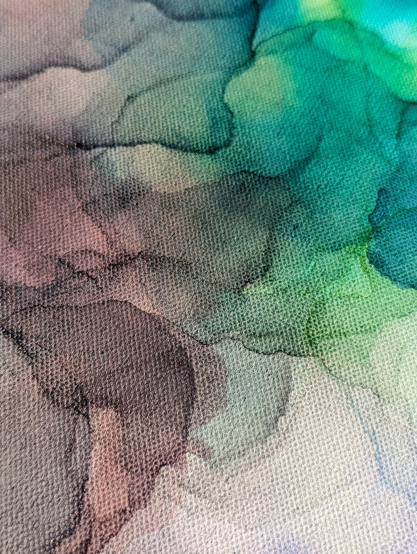 Zoomed in detail of painting.