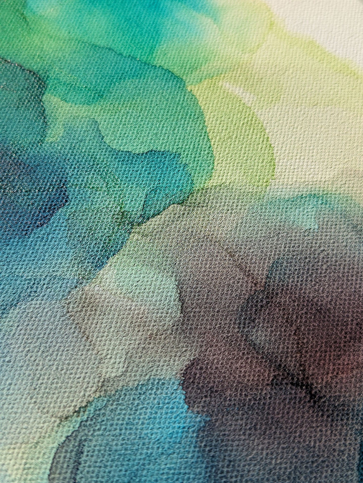 Zoomed in detail of painting.