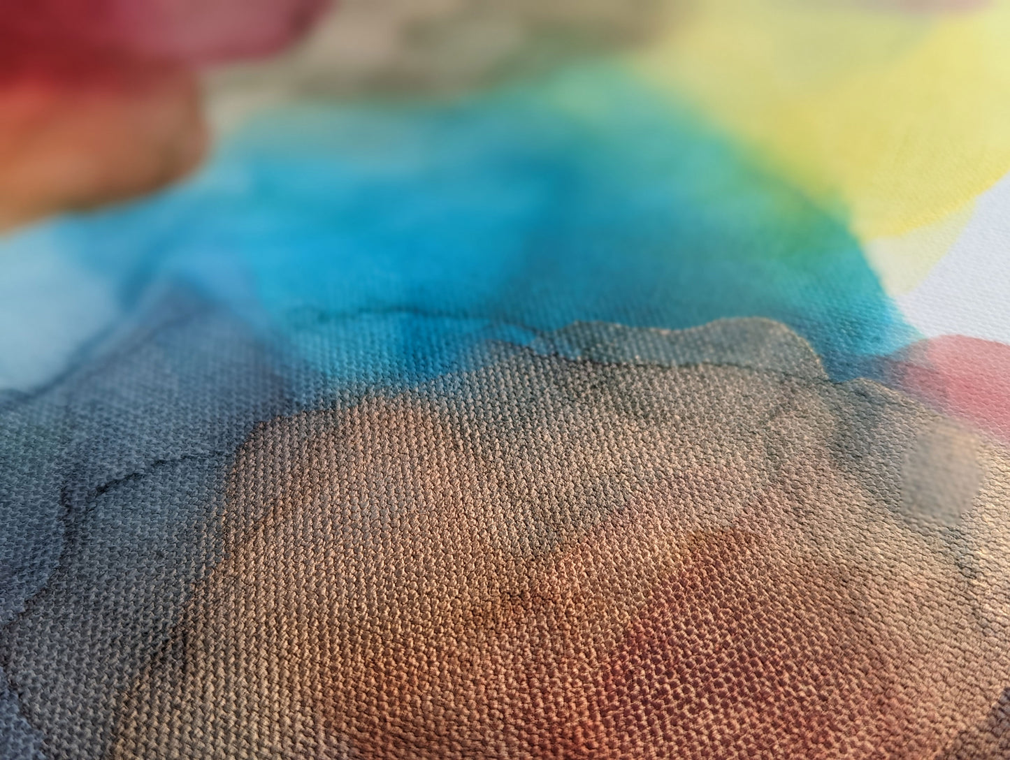 Zoomed in detail of painting.