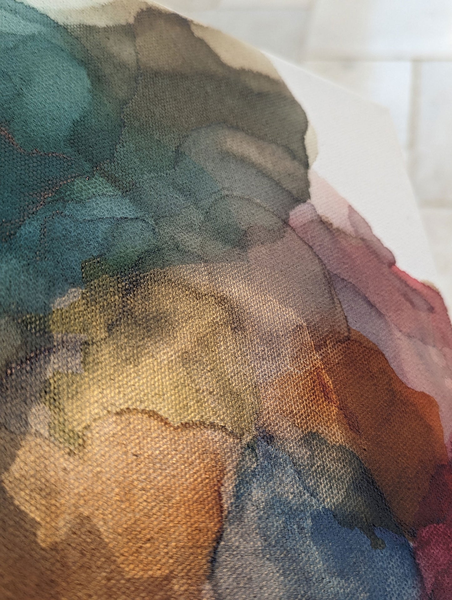 Zoomed in detail of painting.
