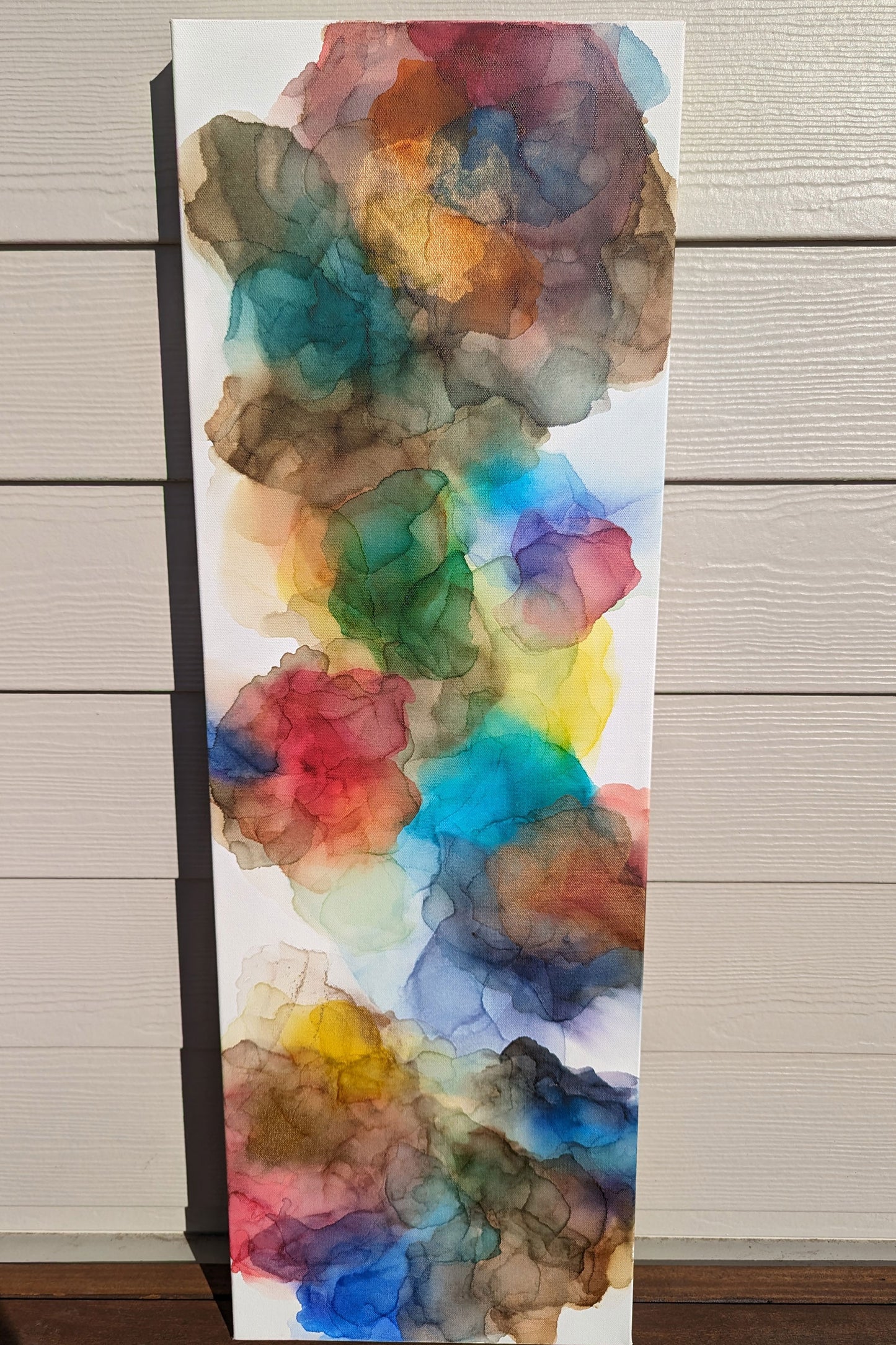 Vertical orientation of Expanding Boundaries shown in daylight outside.
