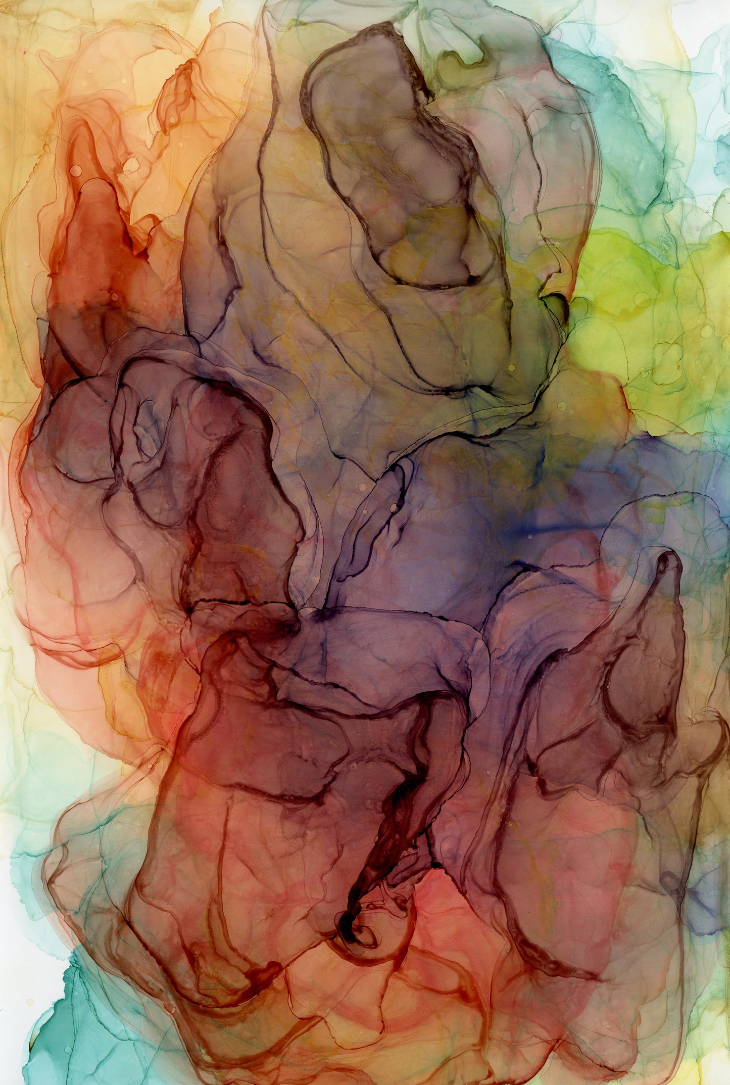 Scanned painting showing details and colors.
