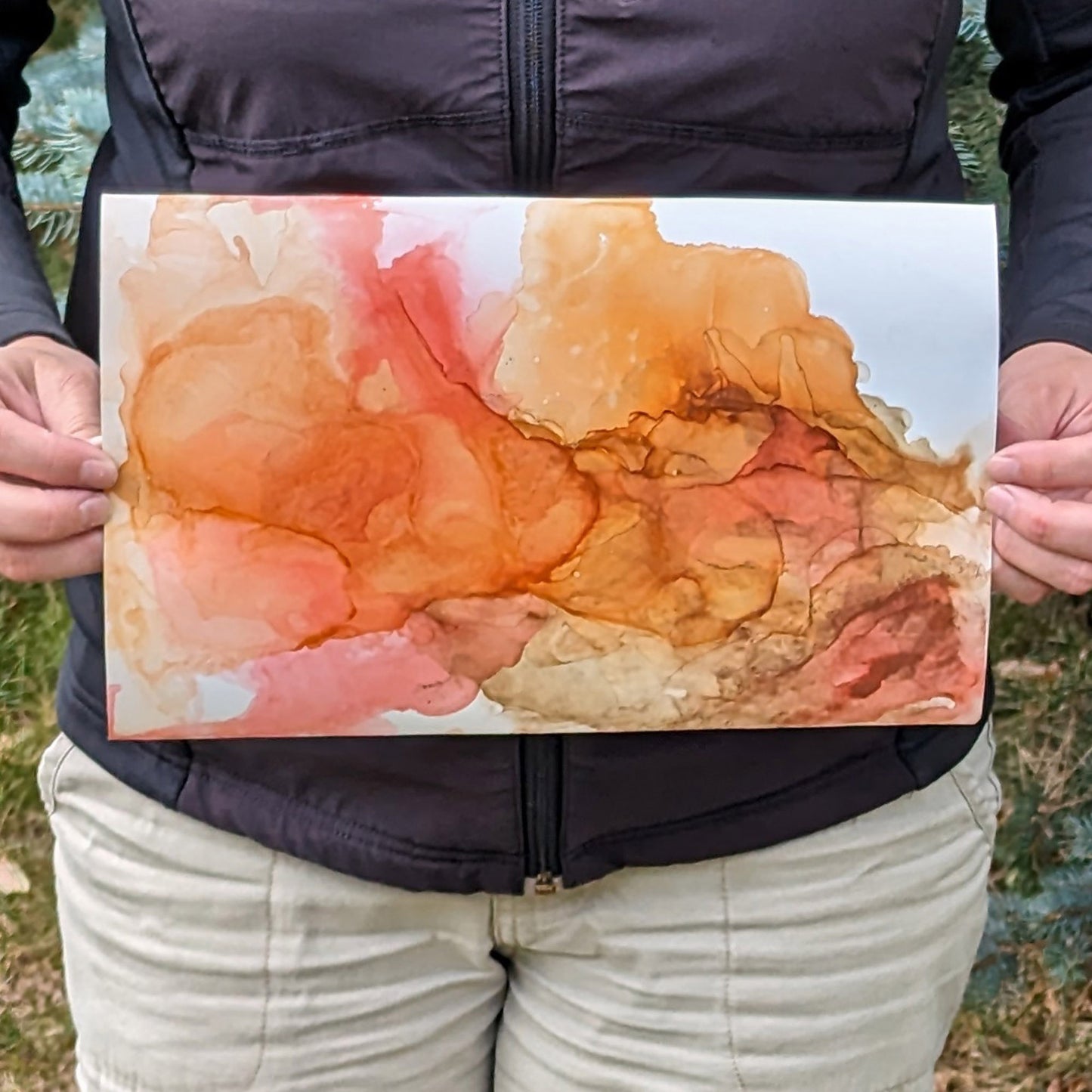 gentle in transitions | abstract art original