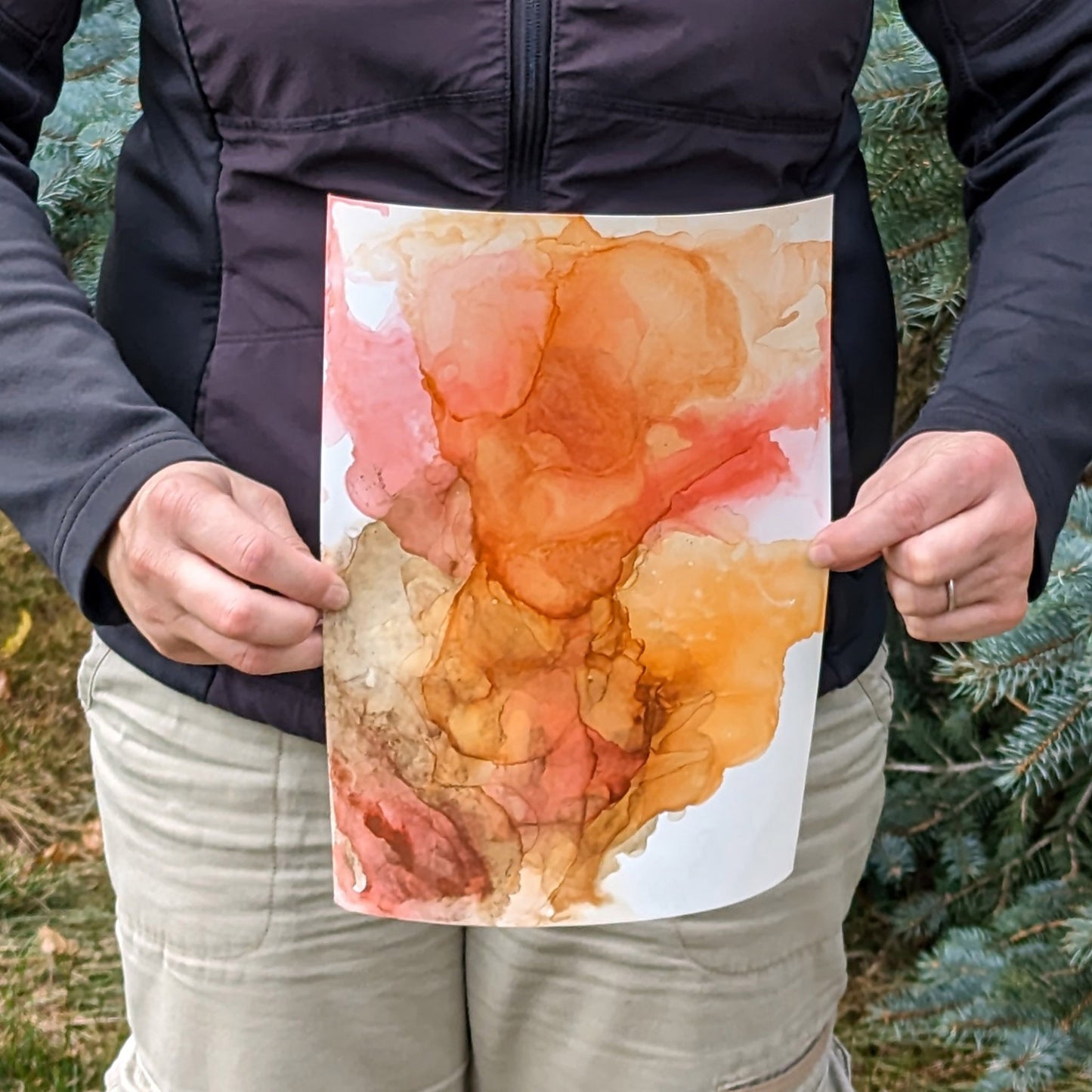 gentle in transitions | abstract art original
