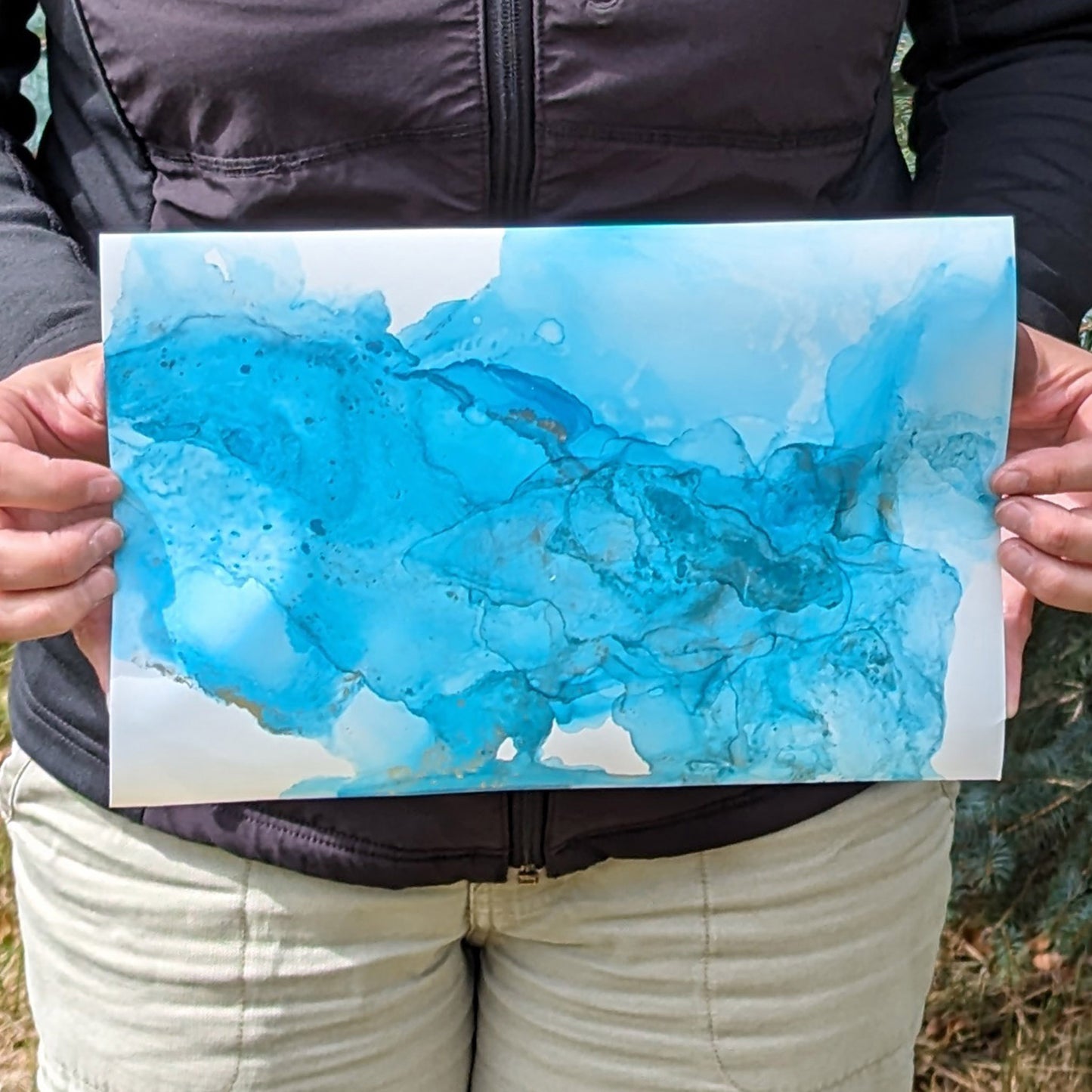 hold it lightly | abstract art original