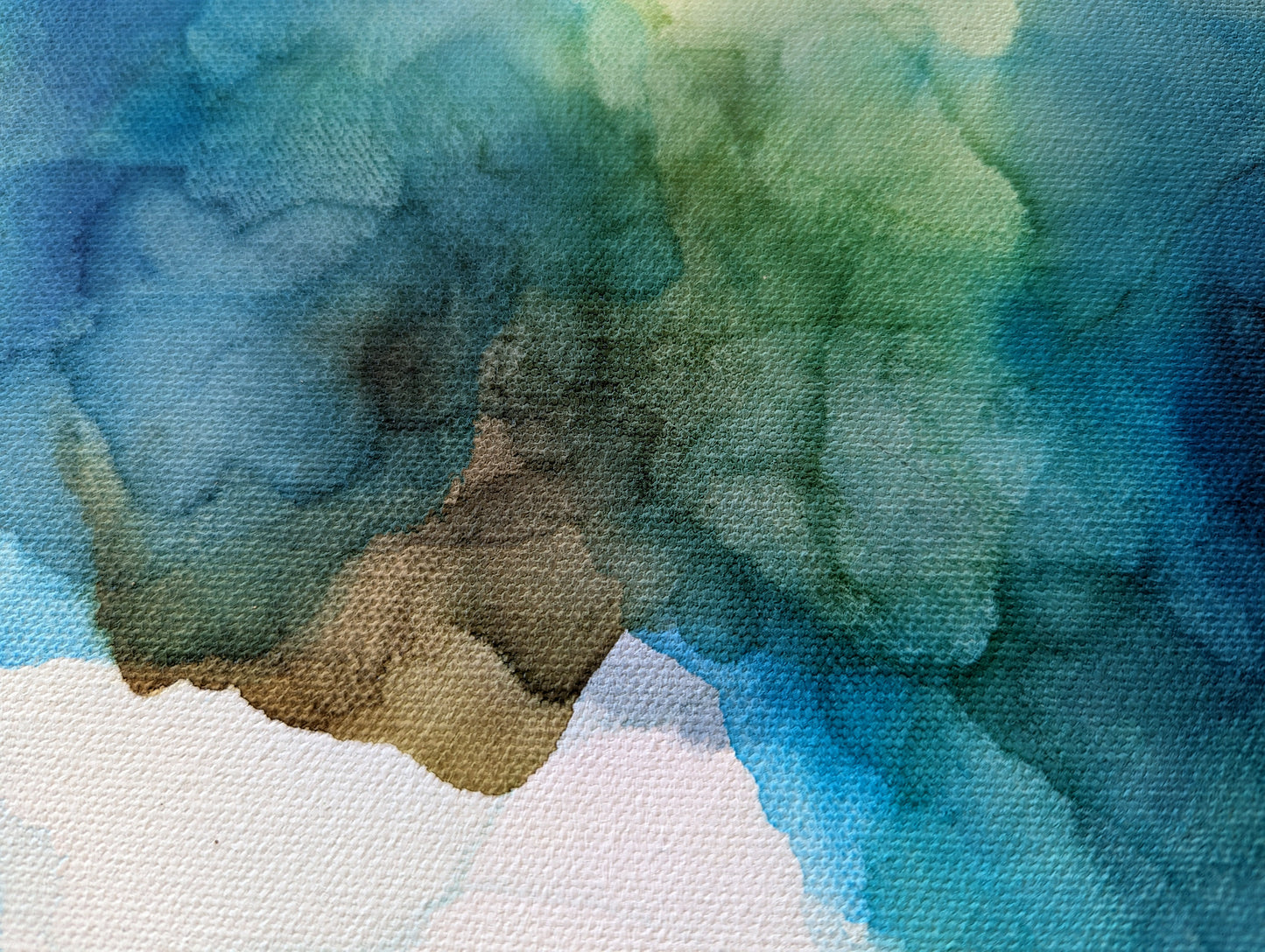 Zoomed in detail of painting.