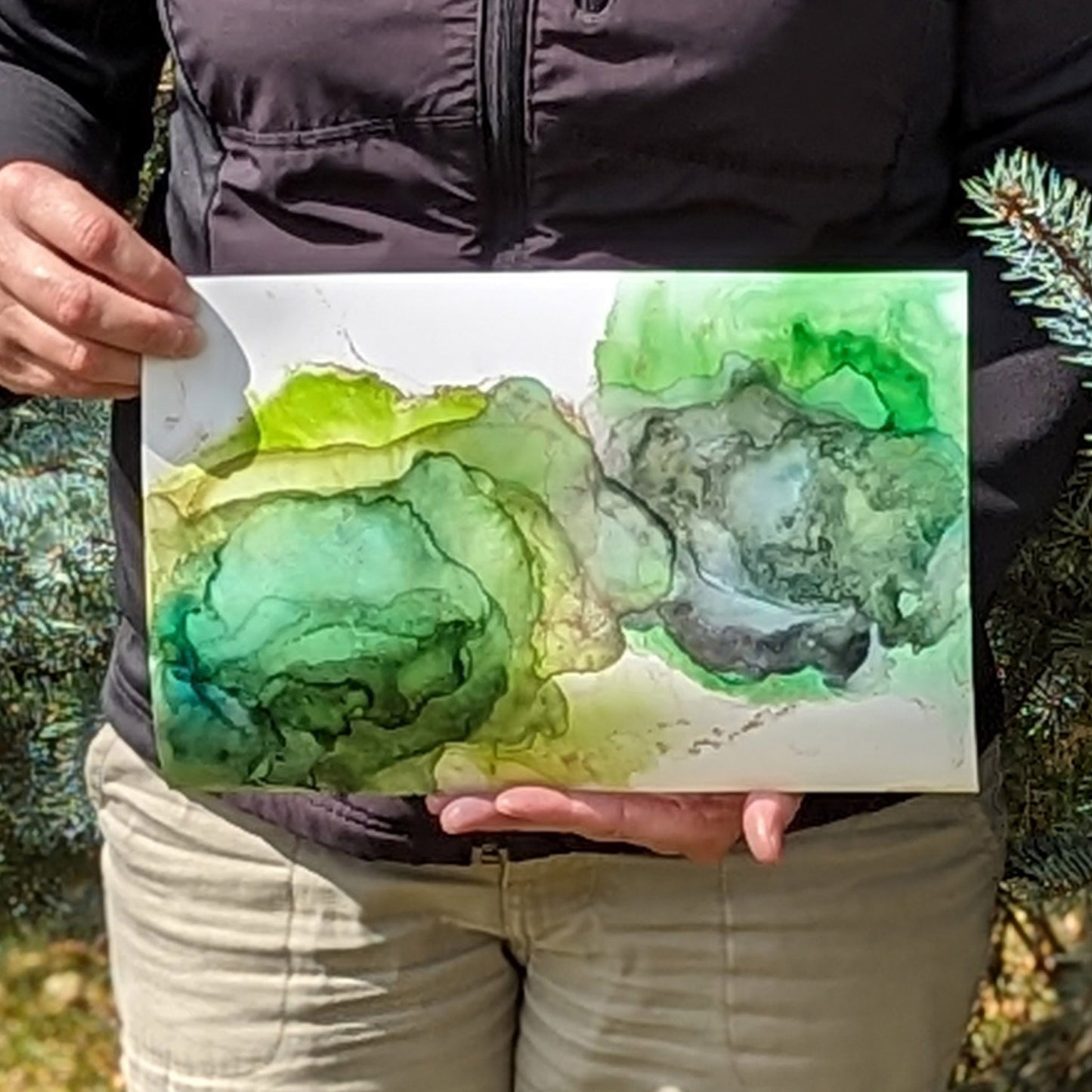 light shines from within | abstract art original