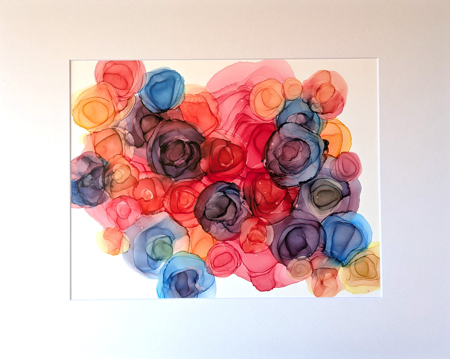 lumious petals | abstract art original