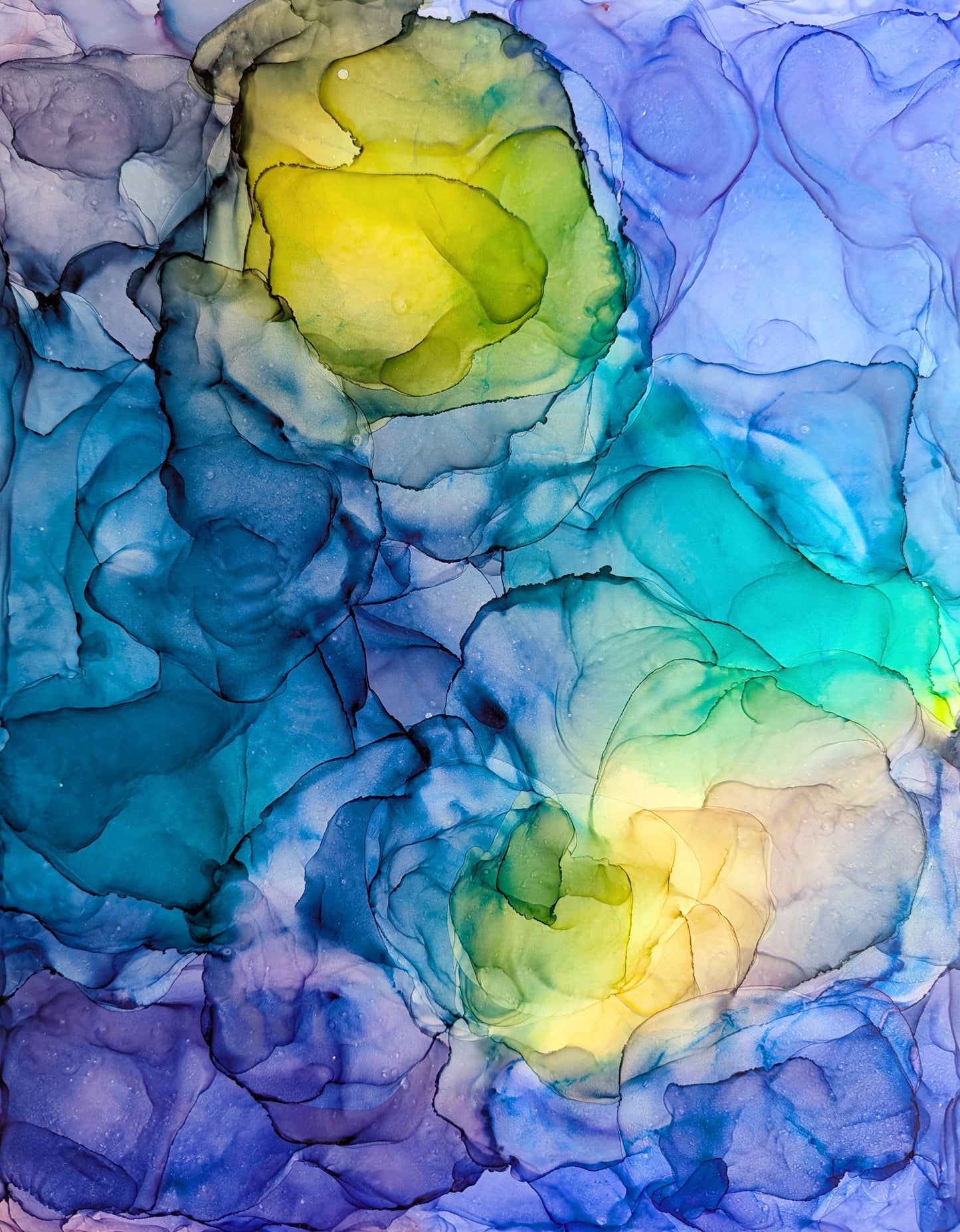 luminous tide | abstract art original