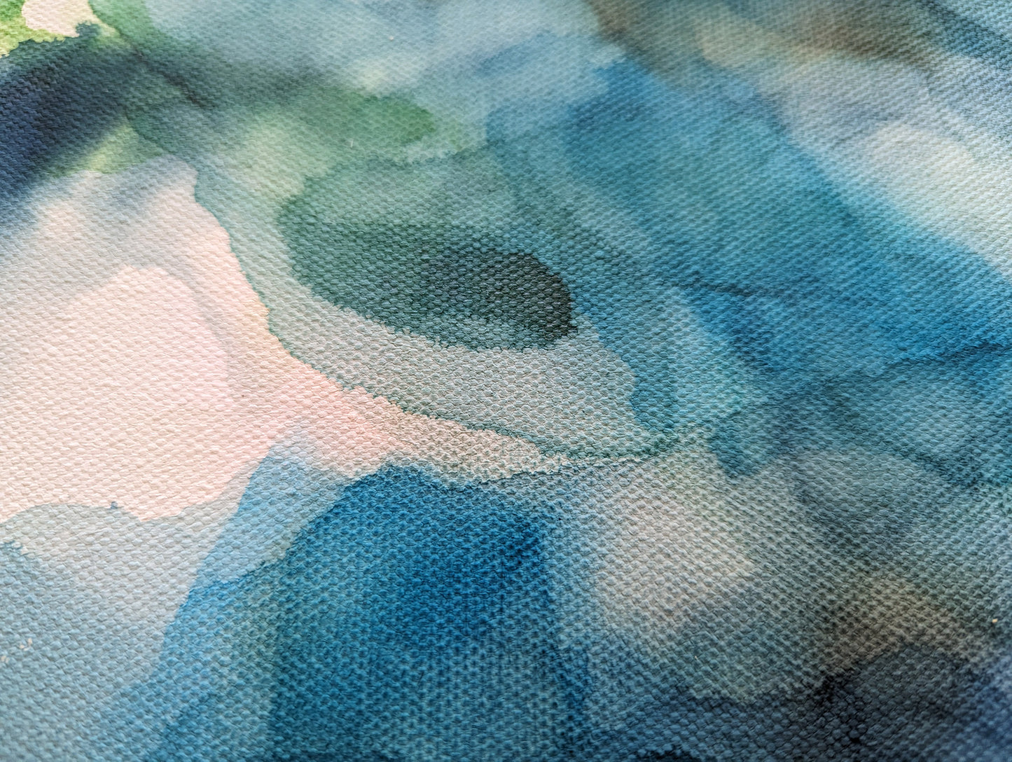 Zoomed in detail of painting.