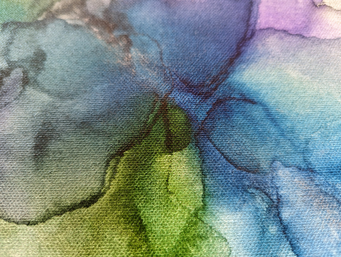 Zoomed in detail of painting.