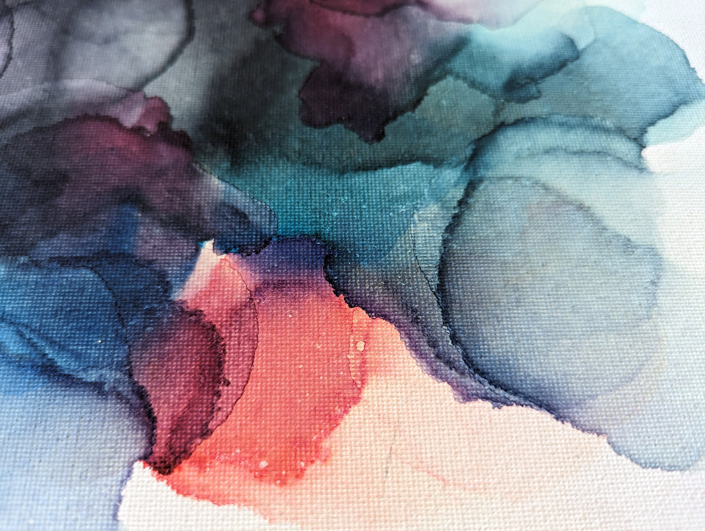Zoomed in detail of painting.