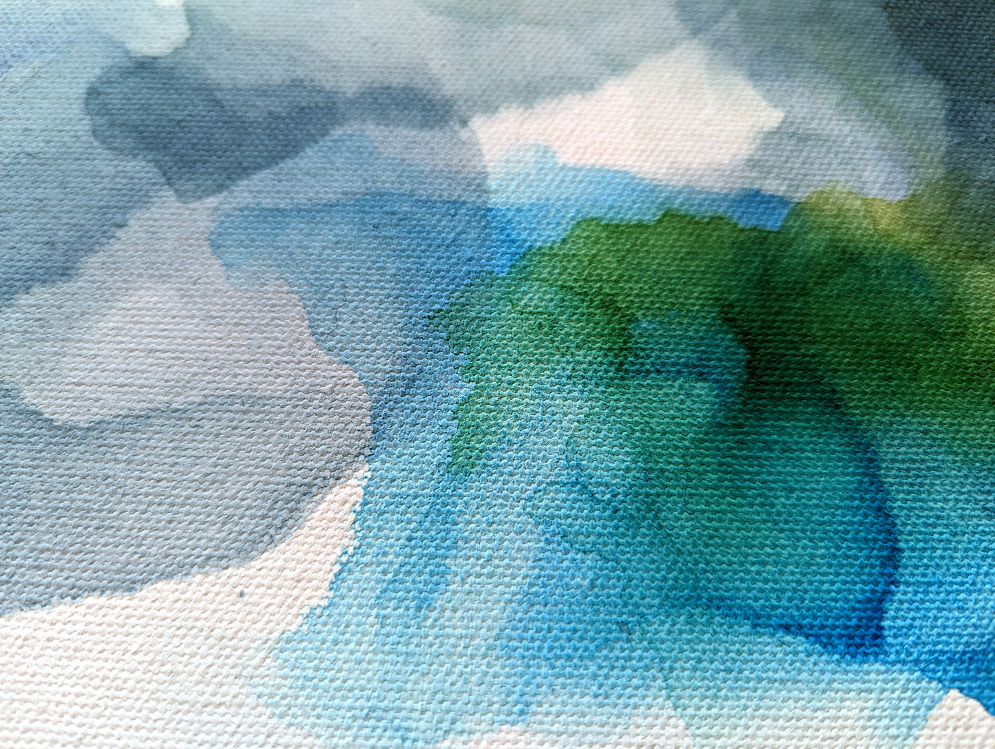 Zoomed in detail of painting.