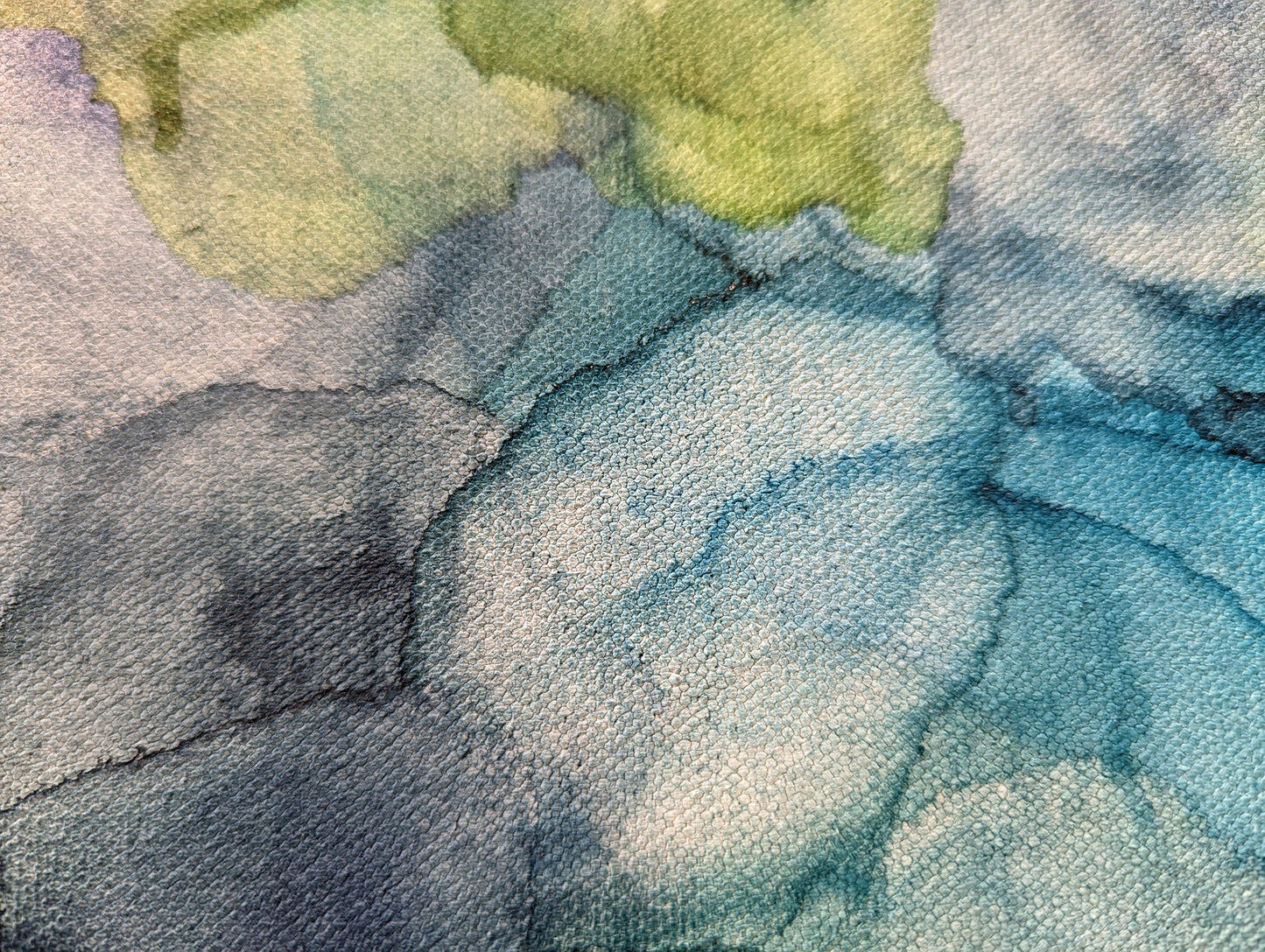 Zoomed in detail of painting.