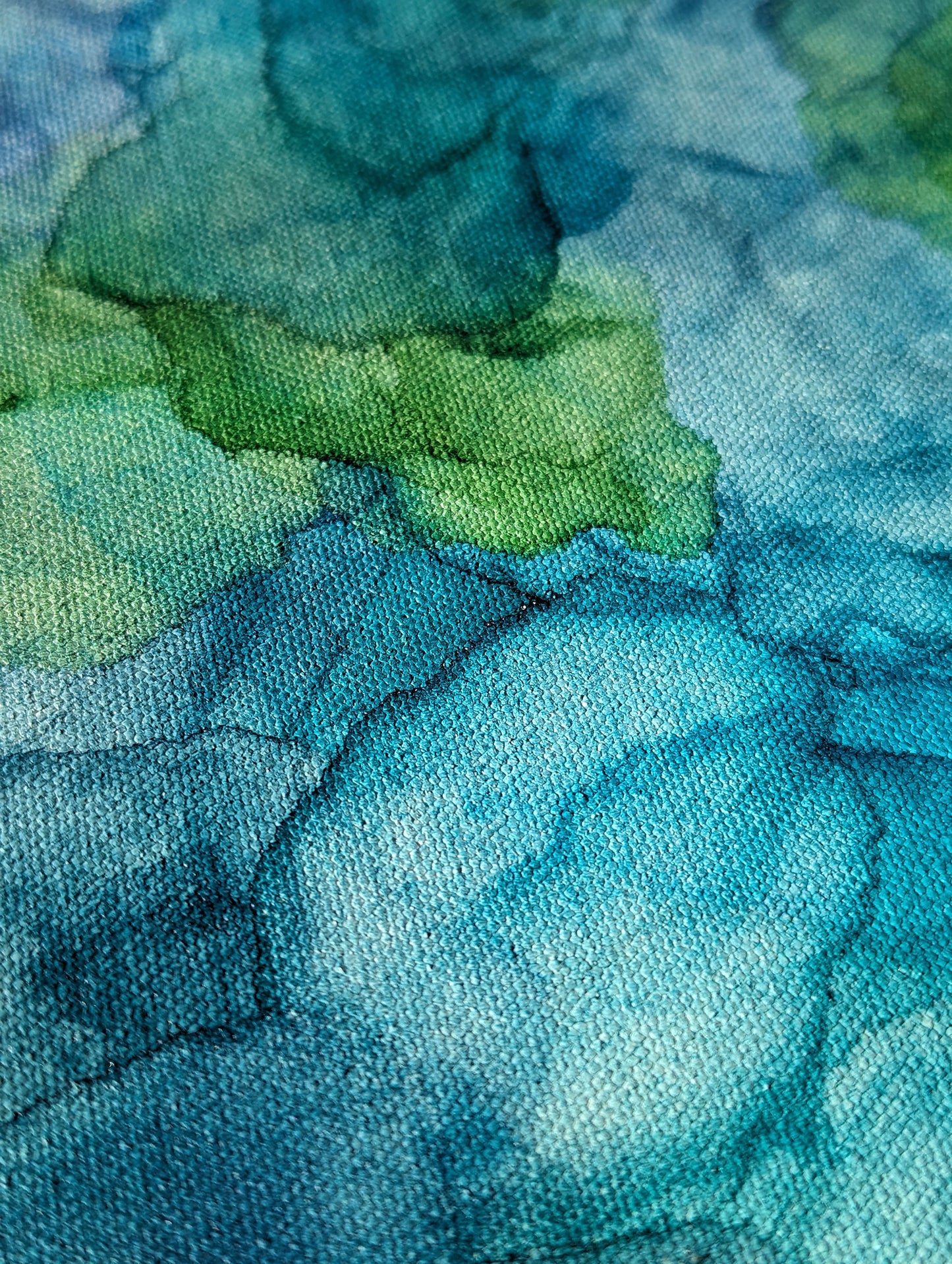 Zoomed in detail of painting.