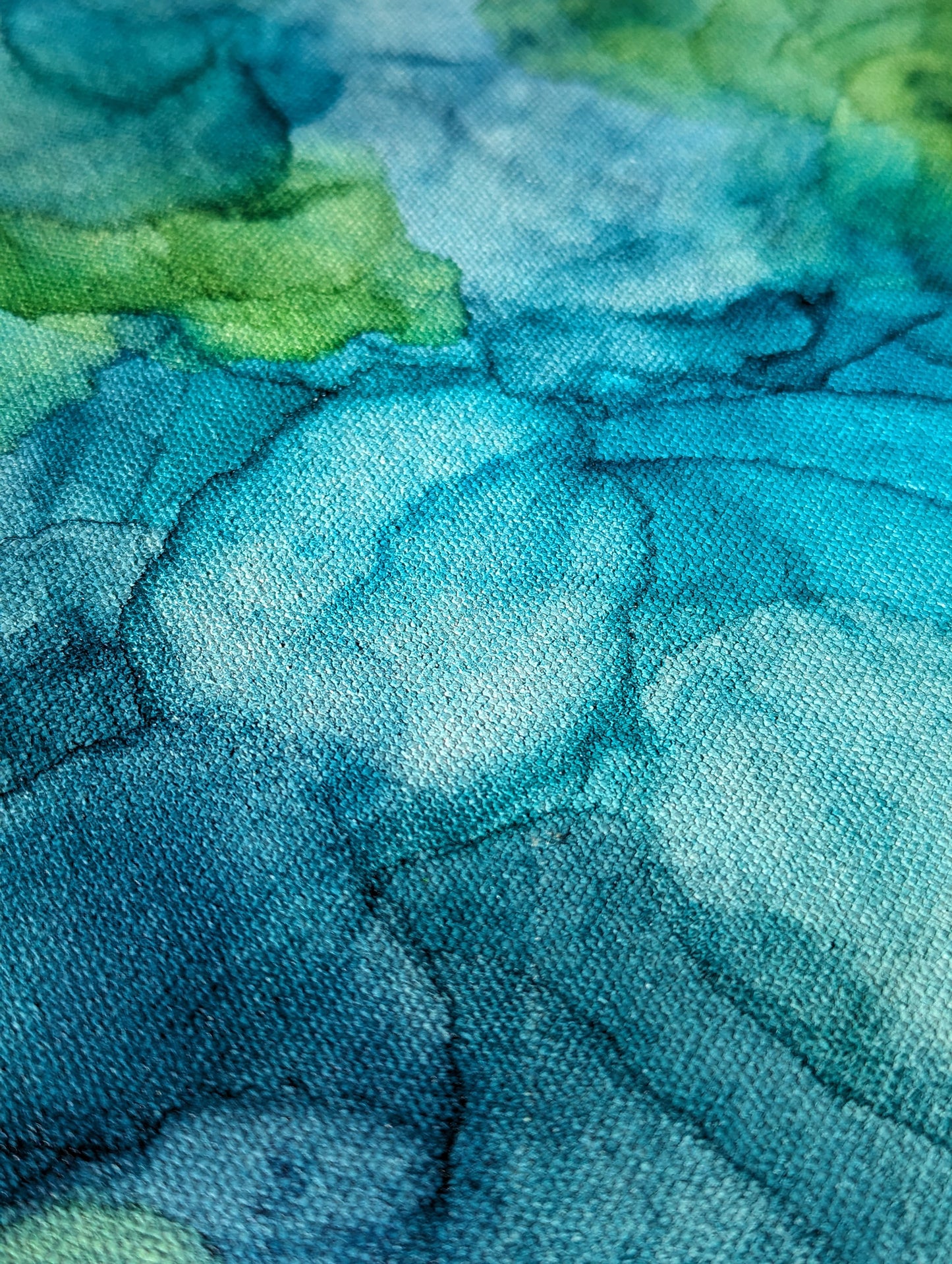 Zoomed in detail of painting.