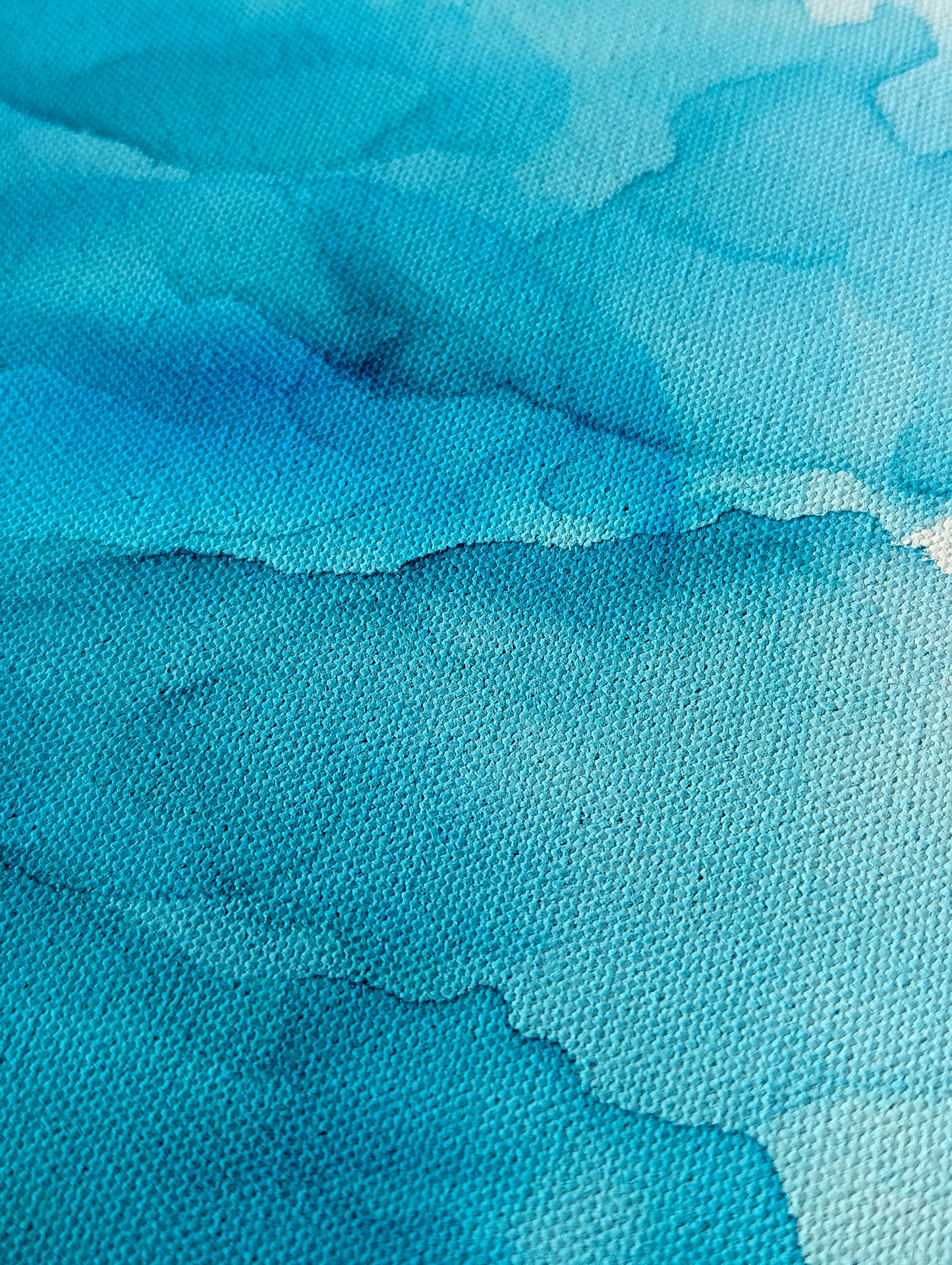 Zoomed in detail of painting.