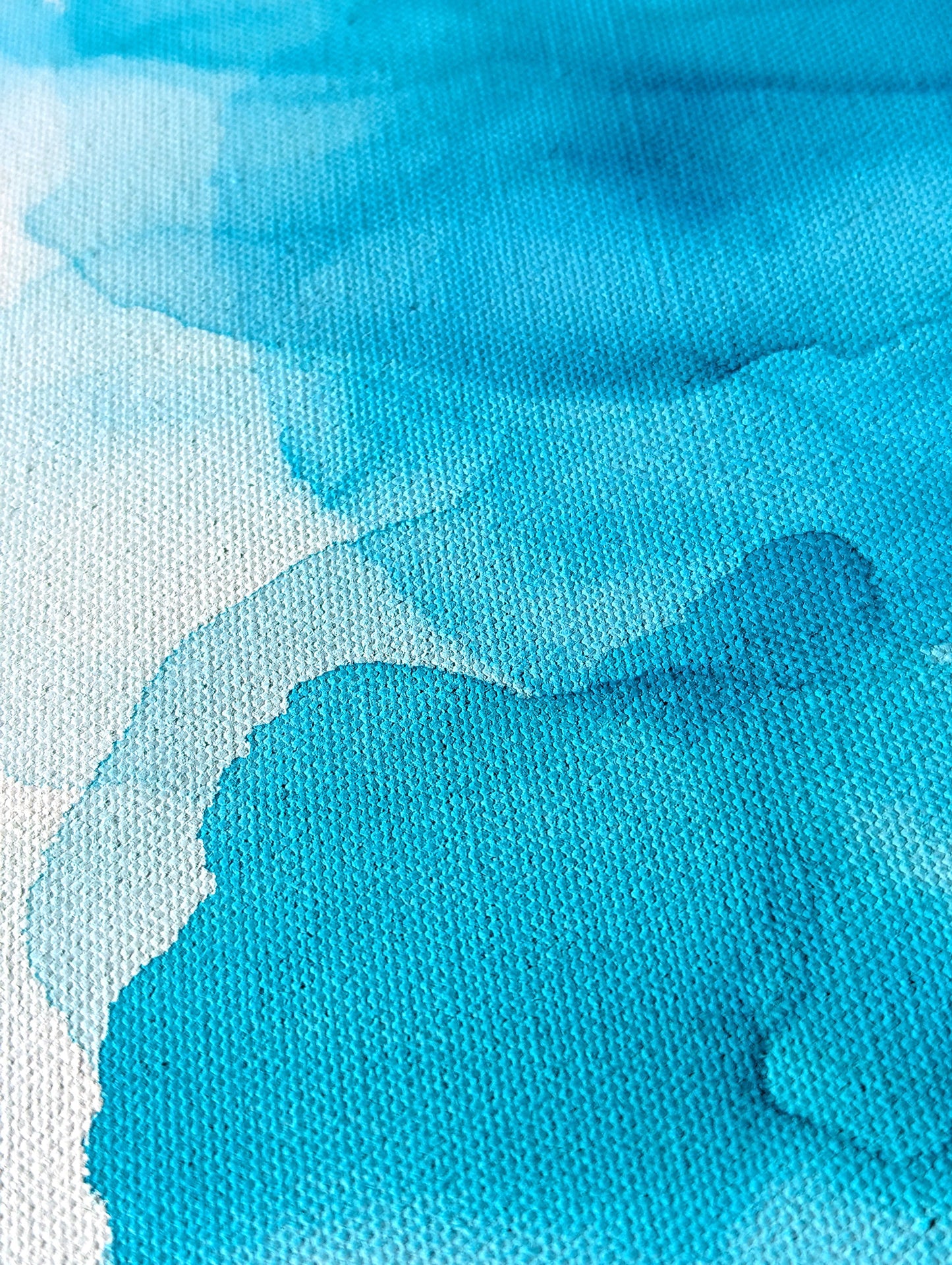 Zoomed in detail of painting.