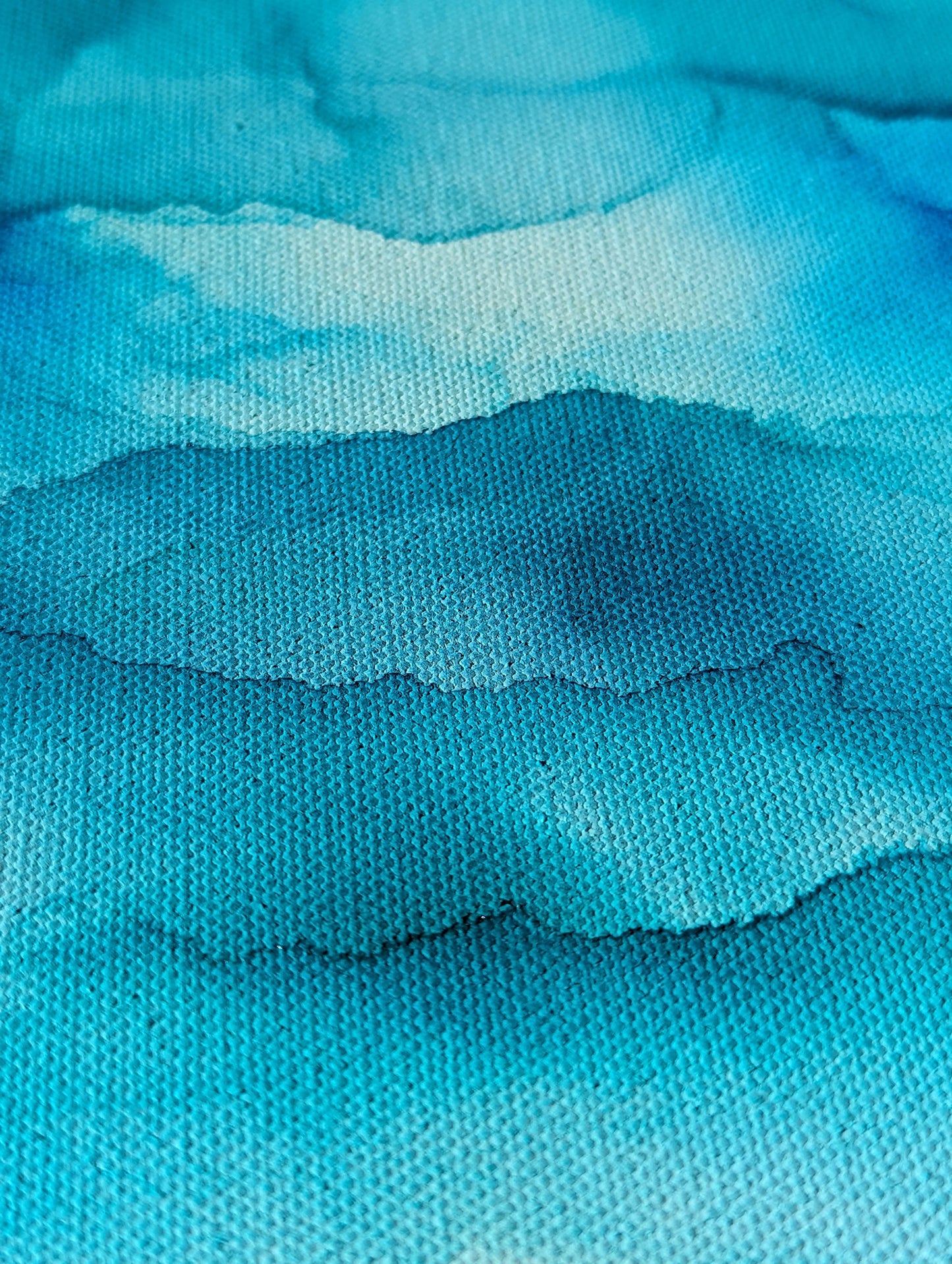 Zoomed in detail of painting.