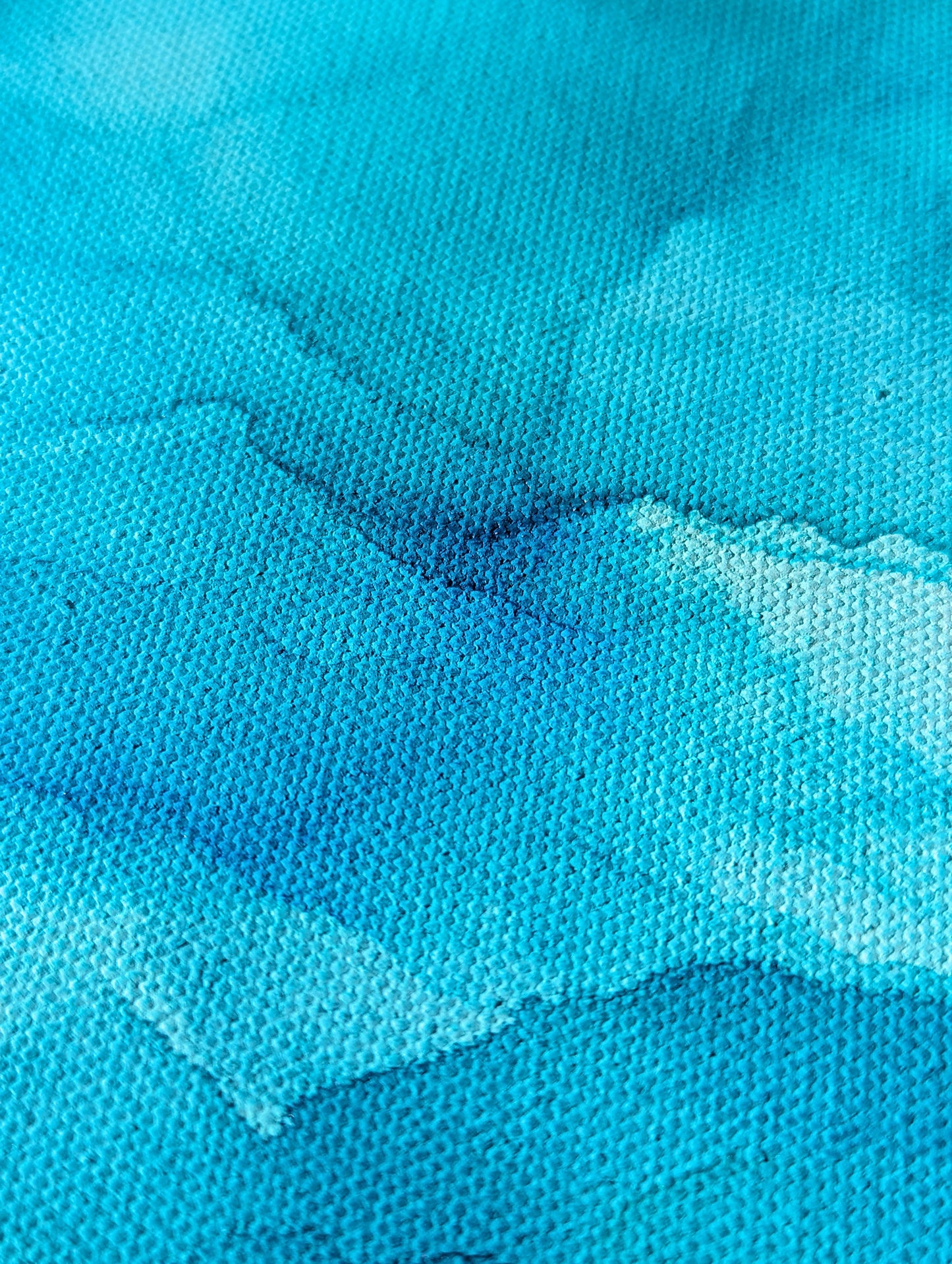 Zoomed in detail of painting.
