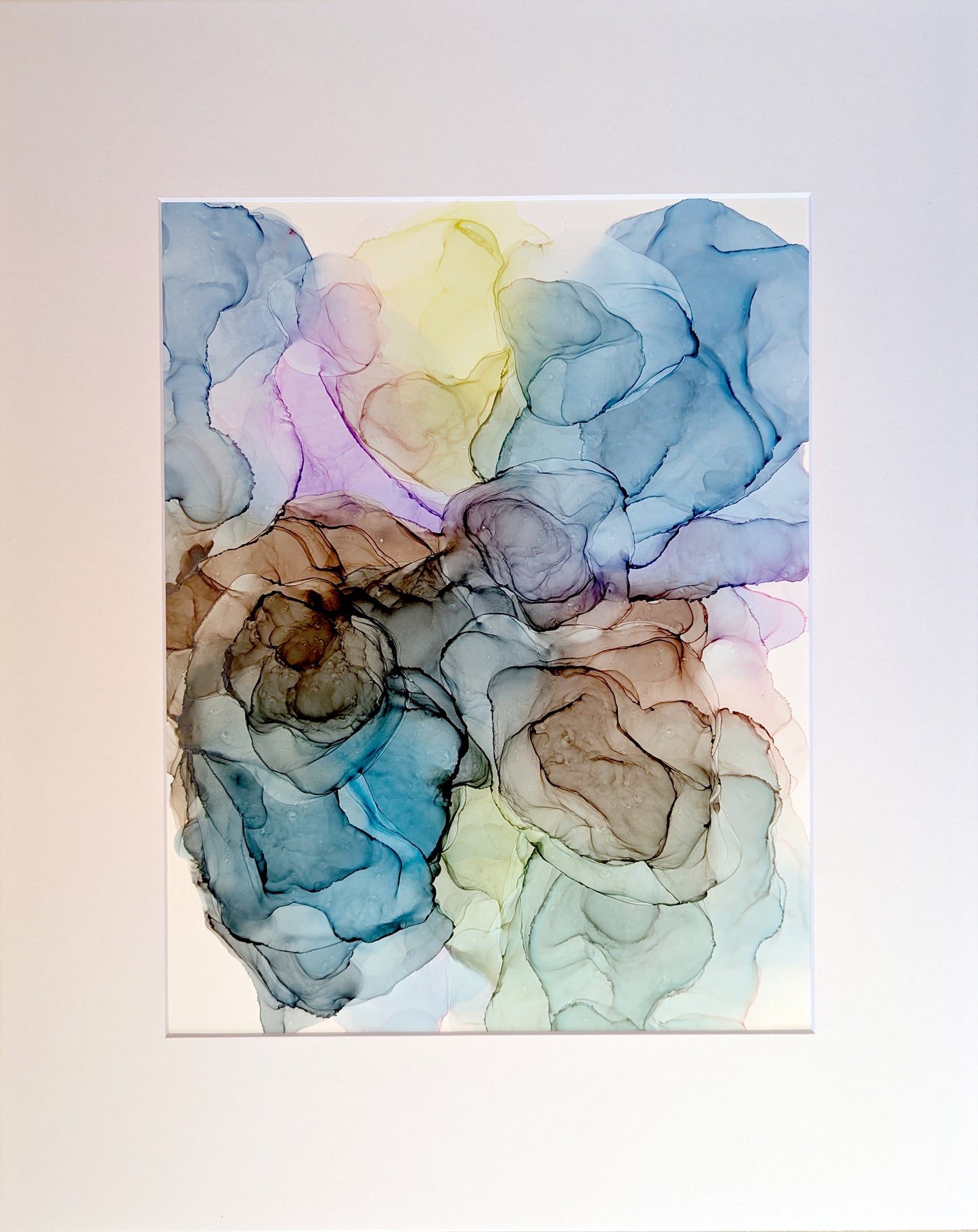 submerged light | abstract art original