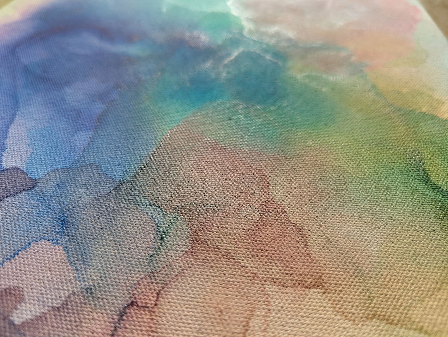 Zoomed in detail of painting.