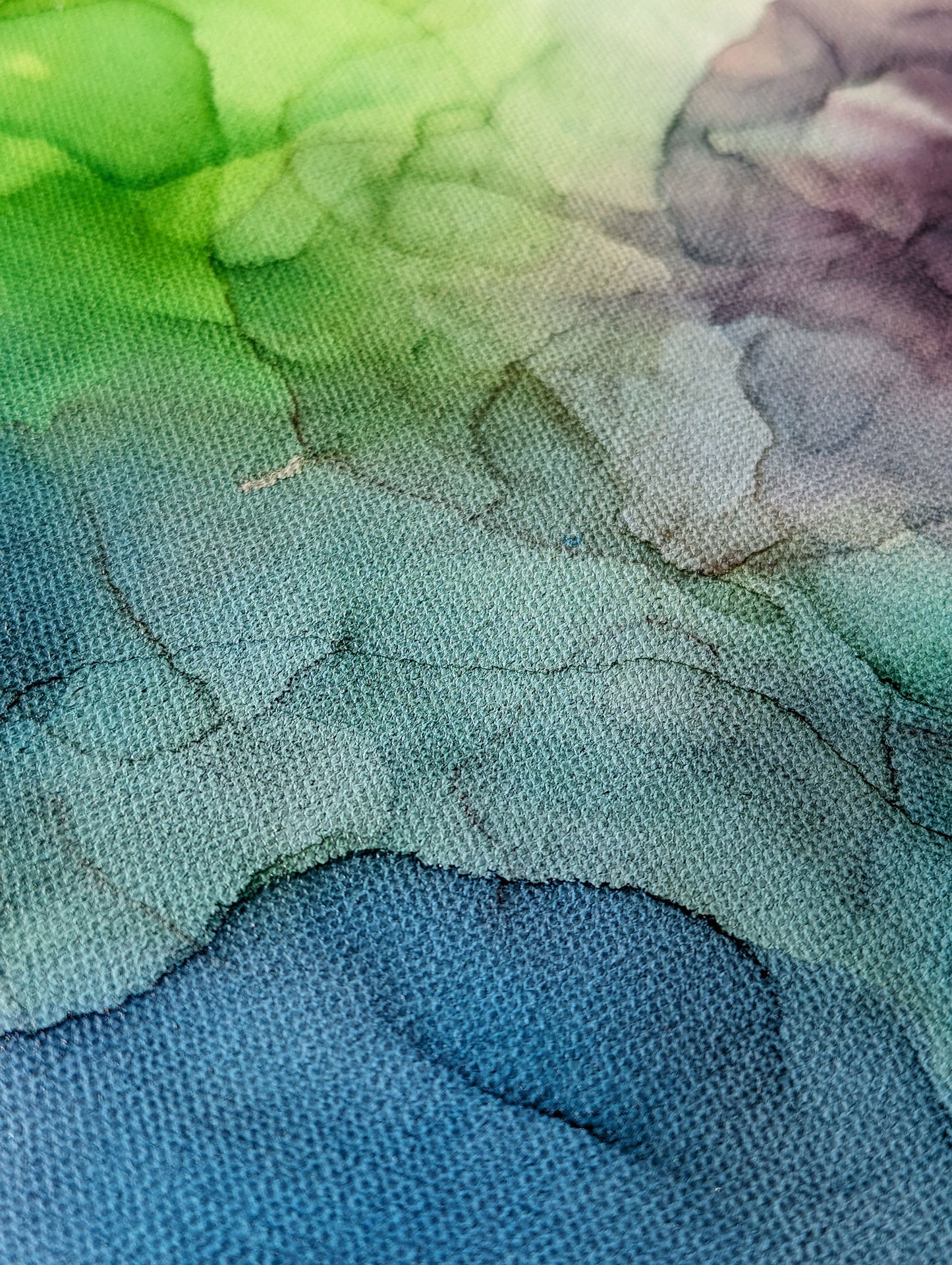 Zoomed in detail of painting.
