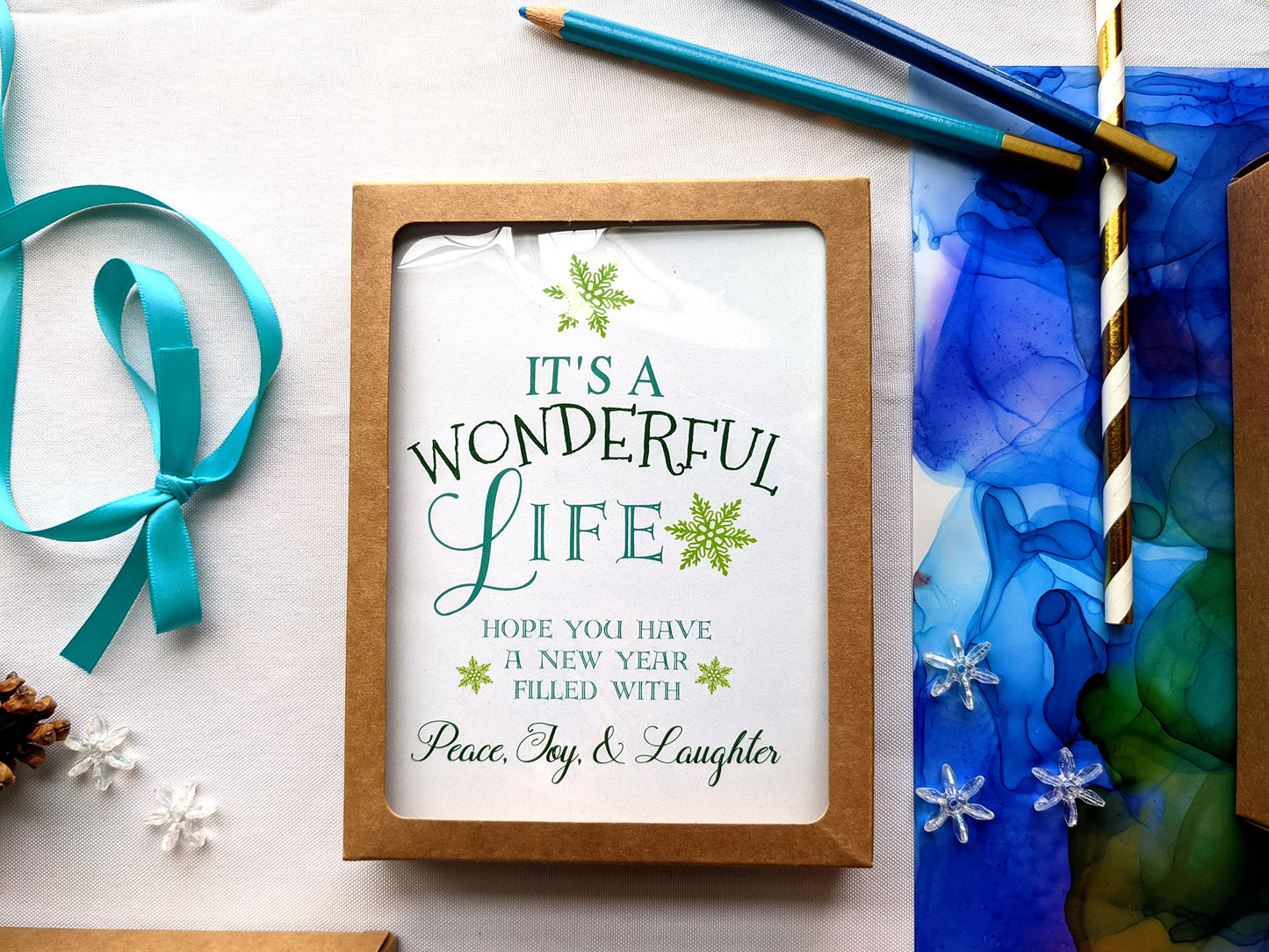 merry christmas greetings for friends | it's a wonderful life holiday card