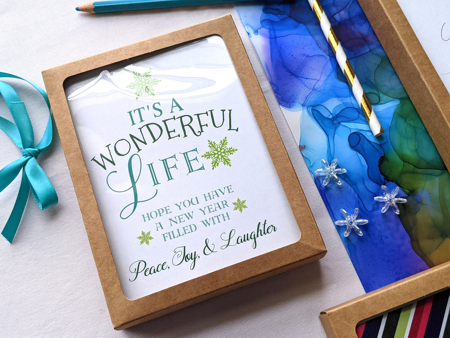 merry christmas greetings for friends | it's a wonderful life holiday card