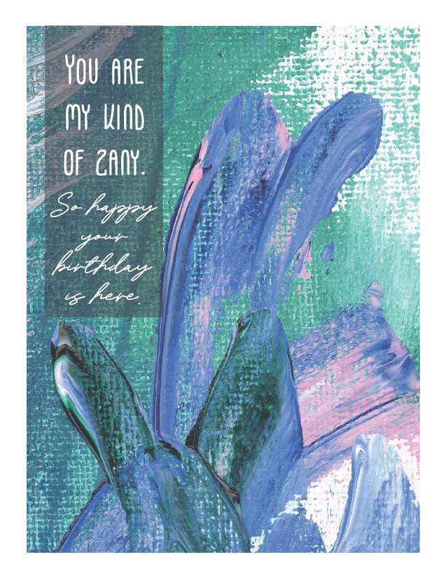 Front of greeting card.